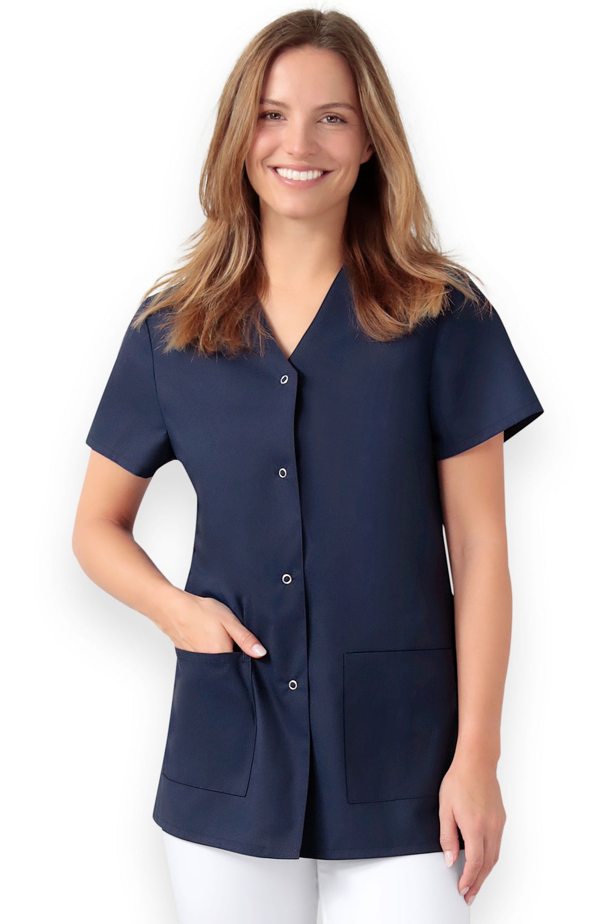 Blouse Femme - pressionnée navy