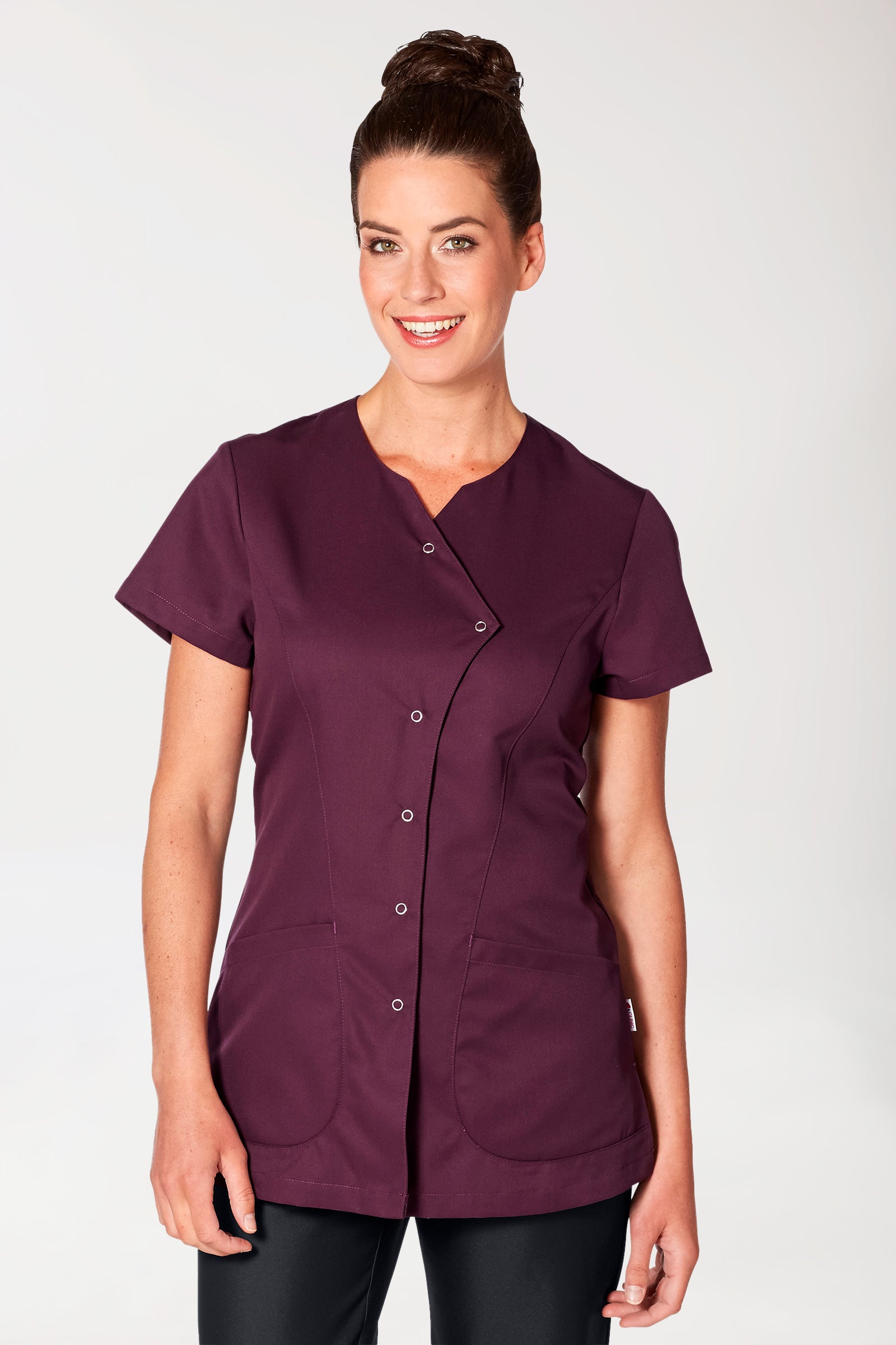 GREEN Blouse Femme - Boutonnée mûre, Vue de face