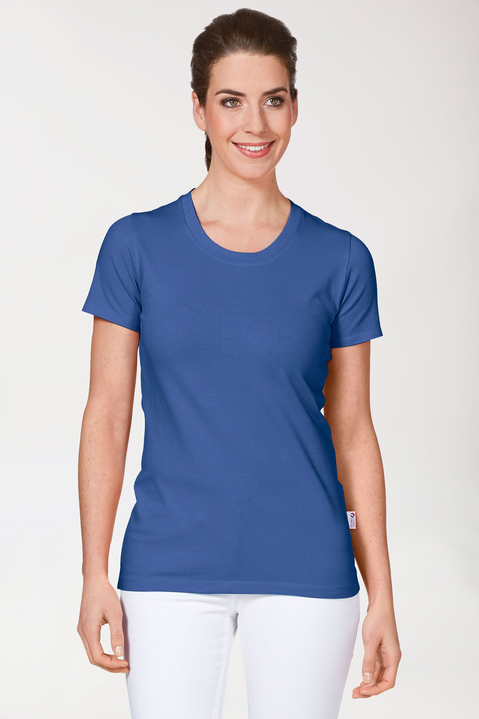CORE T-shirt Femme - Encolure ronde bleu roi
