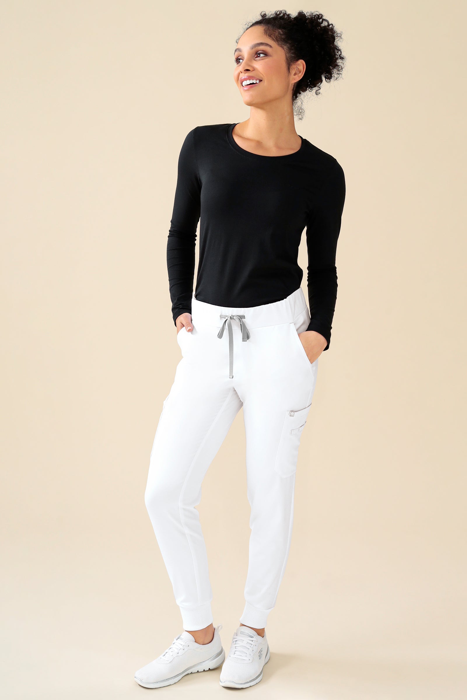 KAERE T-shirt Femme - Manche longue noir