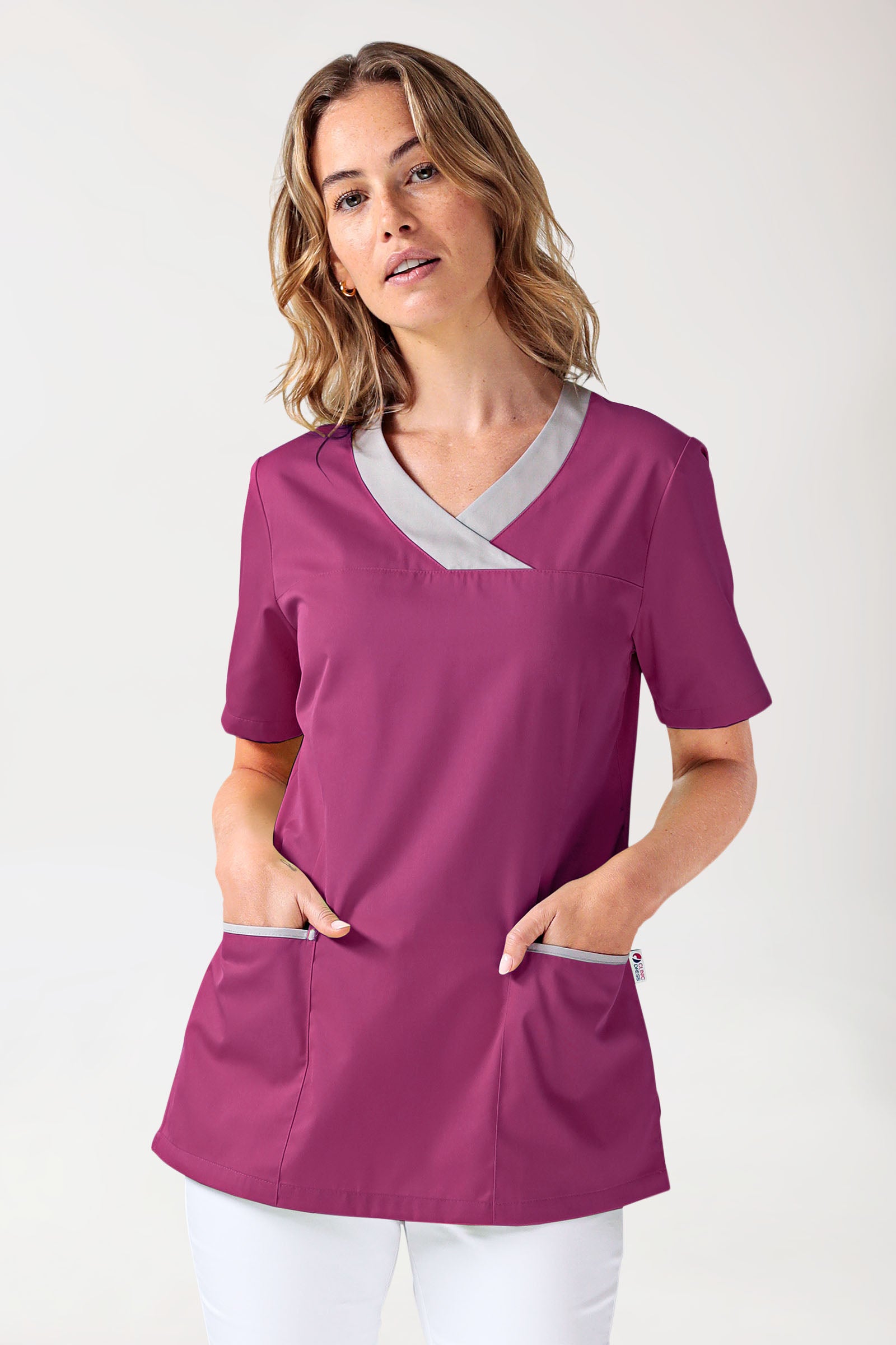 CORE Tunique Femme berry/gris