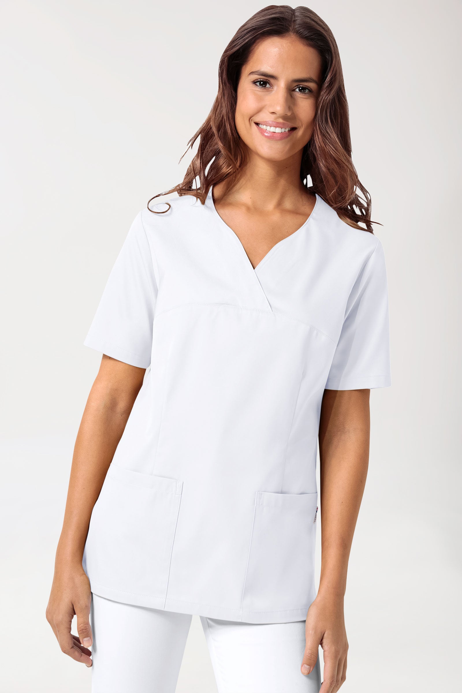 CORE Tunique Femme - Lot de 5 - Décolleté Cœur blanc