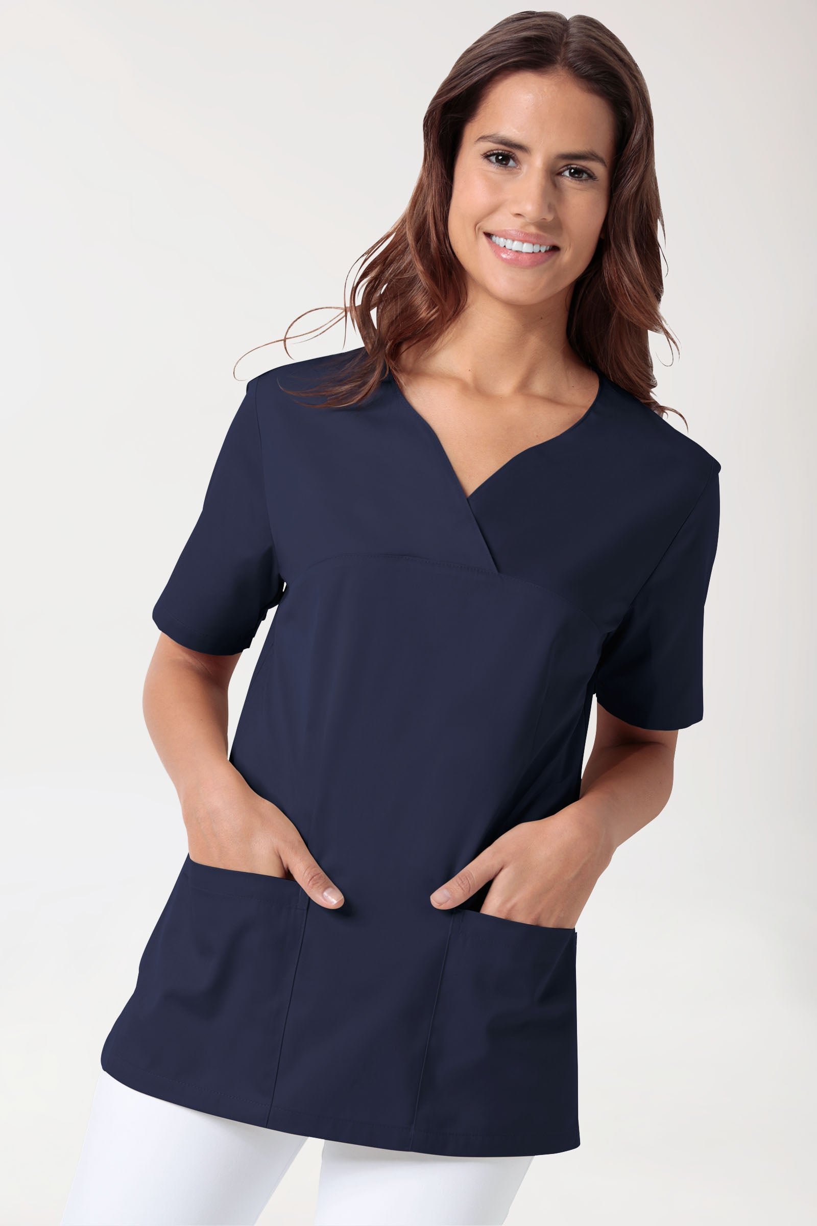 CORE Tunique Femme - Décolleté Cœur bleu navy