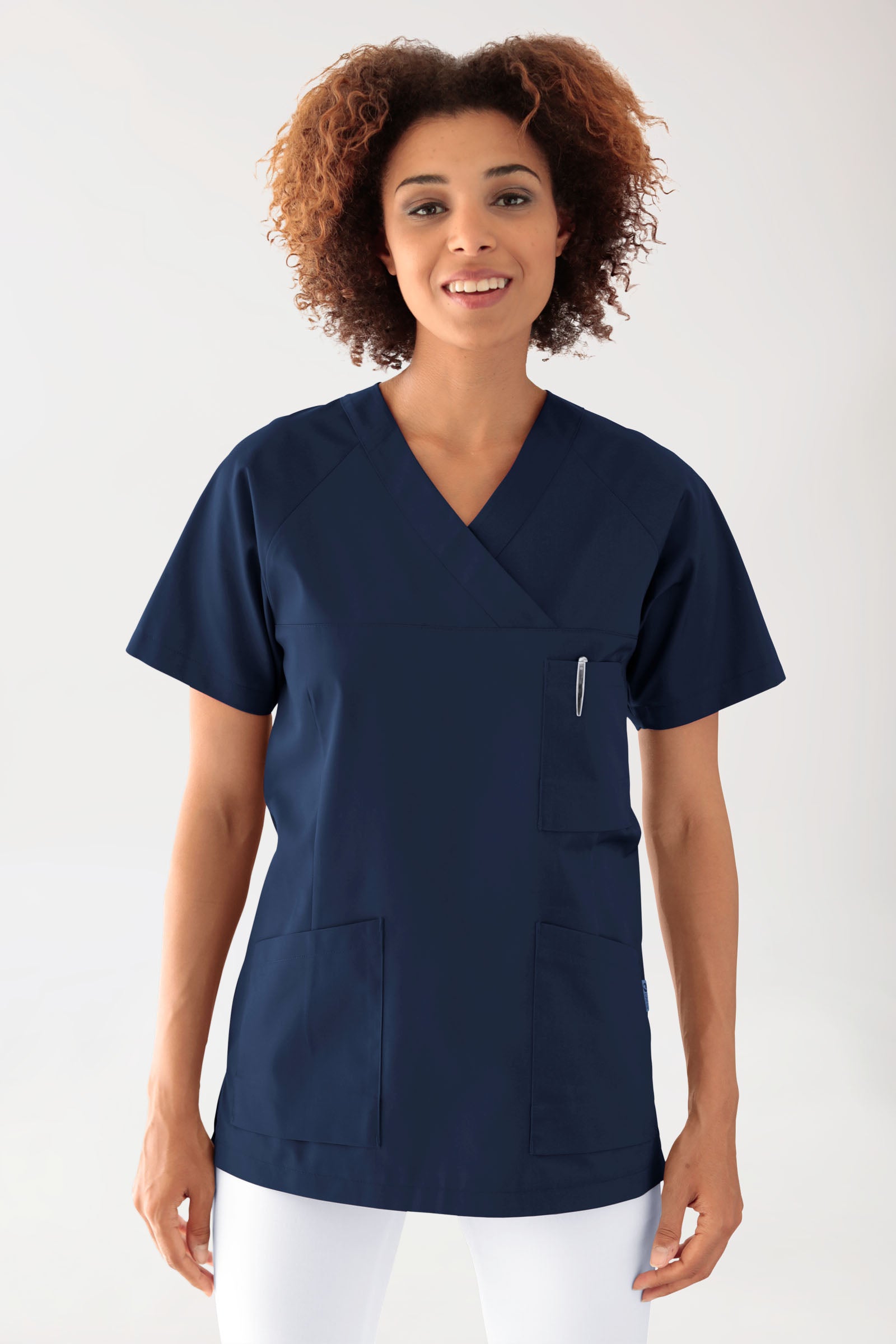 CORE Tunique Femme - Décolleté V navy, Vue de face
