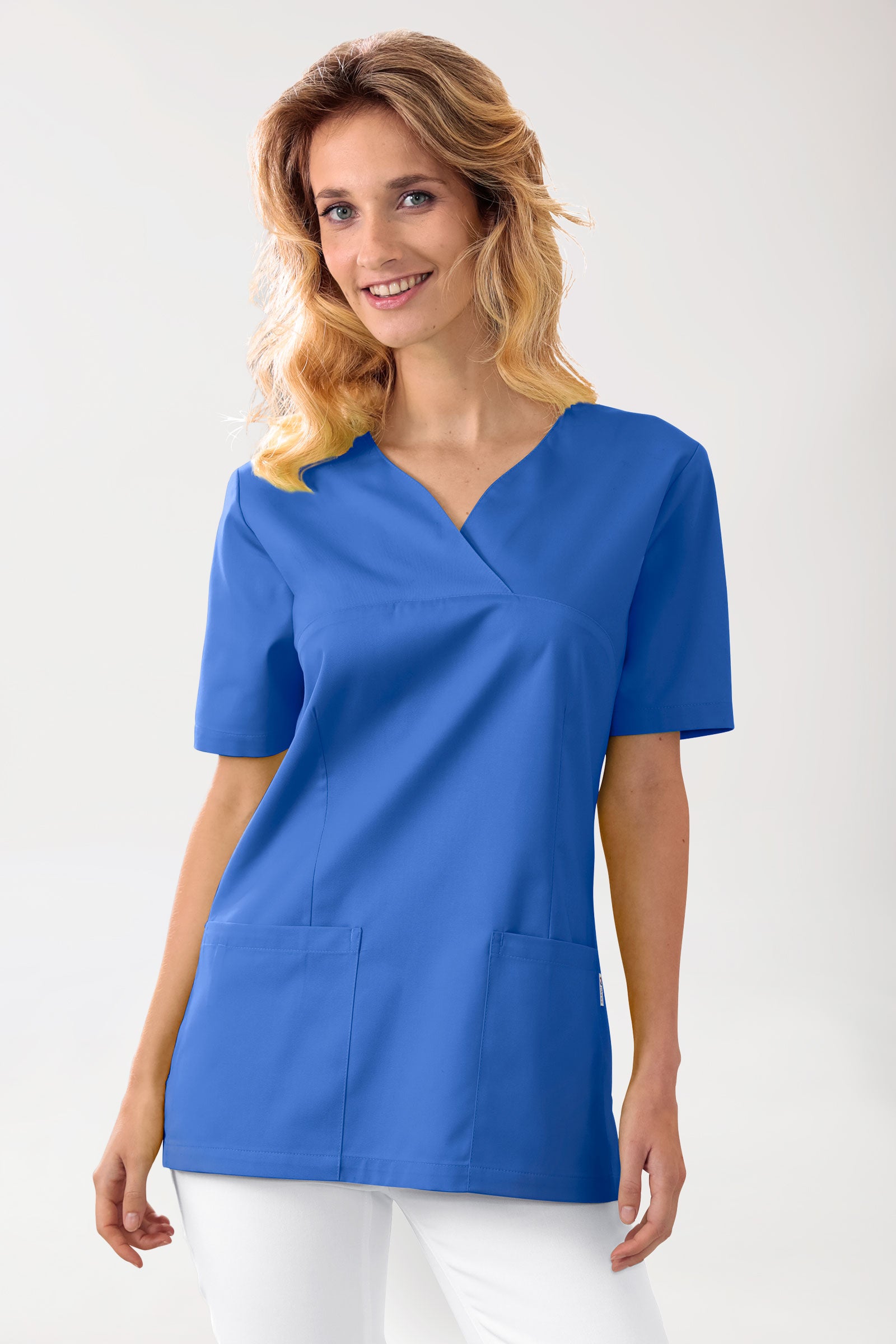 CORE Tunique Femme - Décolleté Cœur bleu roi, Vue de face