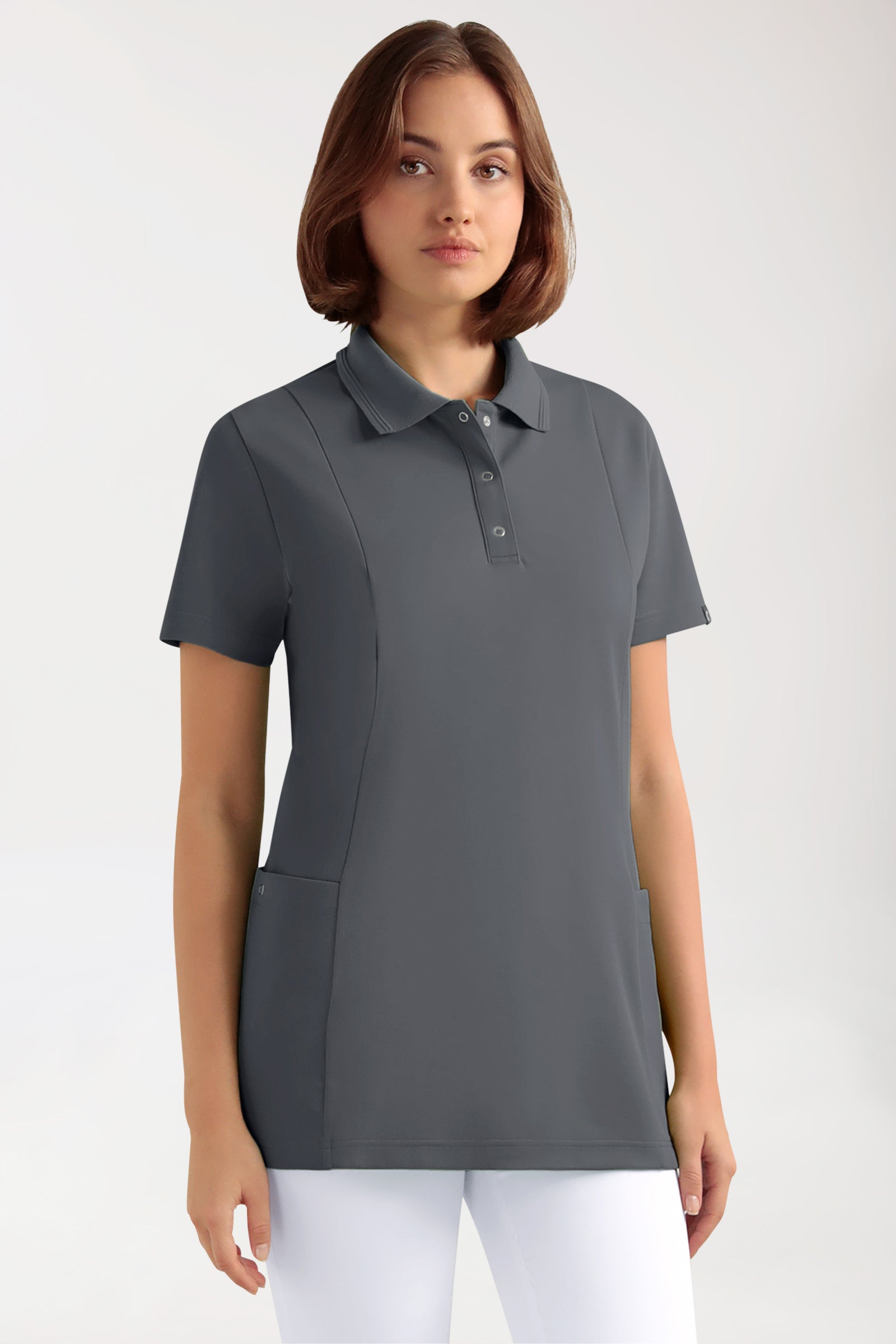 COMFY FLEX Tunique Stretch Femme - Col polo galet