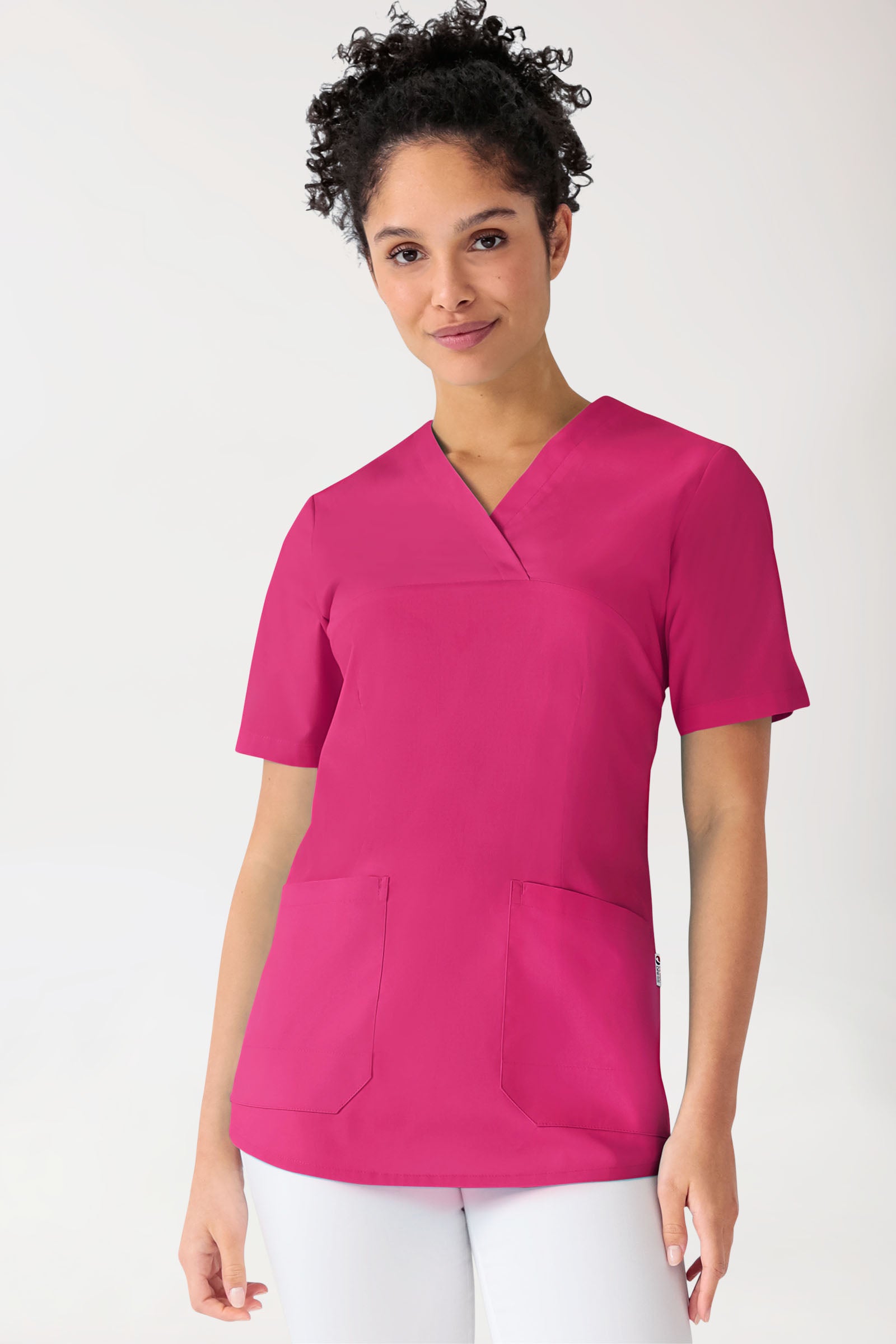 Tunique Stretch Femme - Col V pink