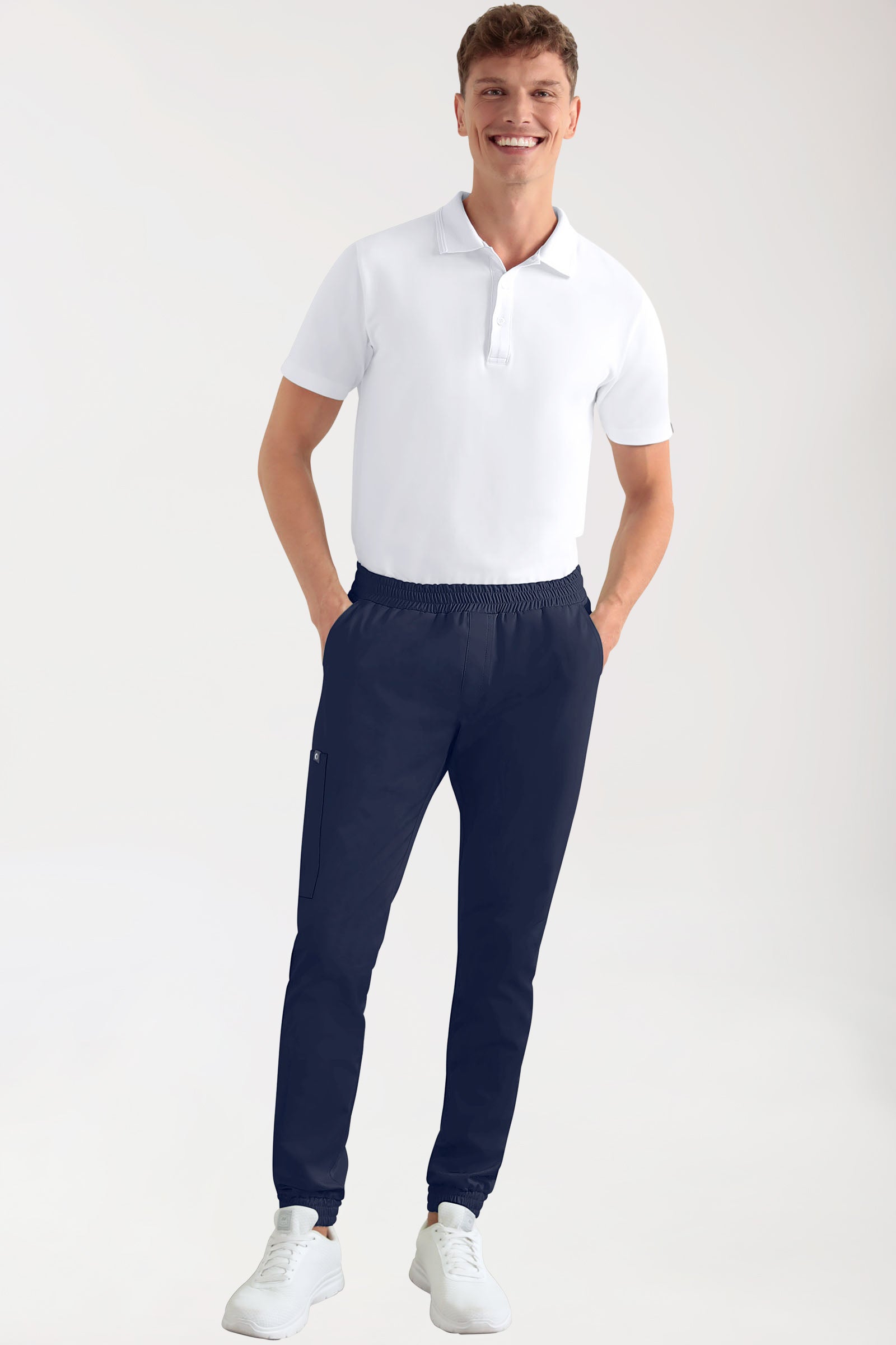 CORE Pantalon Cargo Homme – Style Jogpant navy