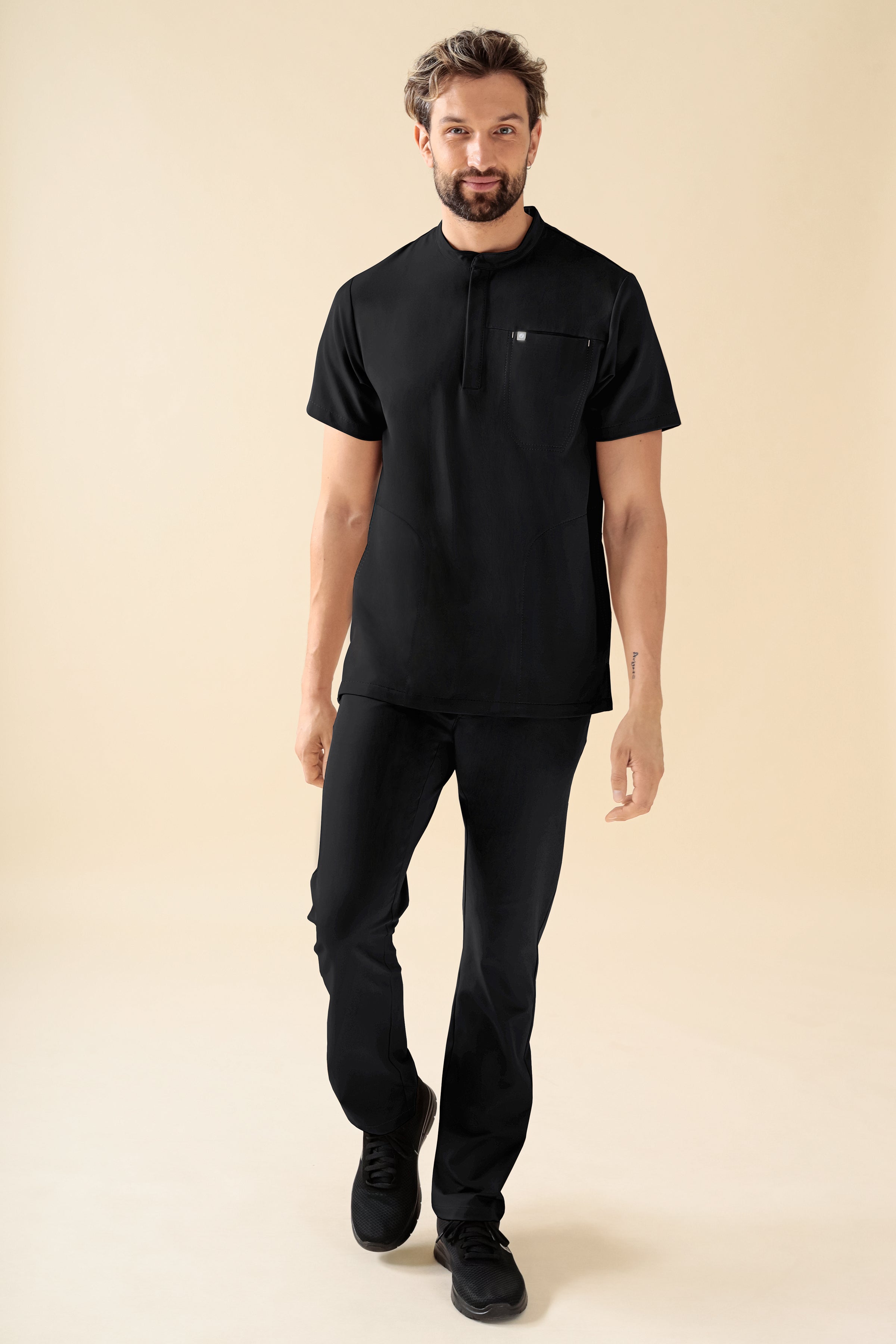 KAERE Pantalon Homme - sans poche cargo noir
