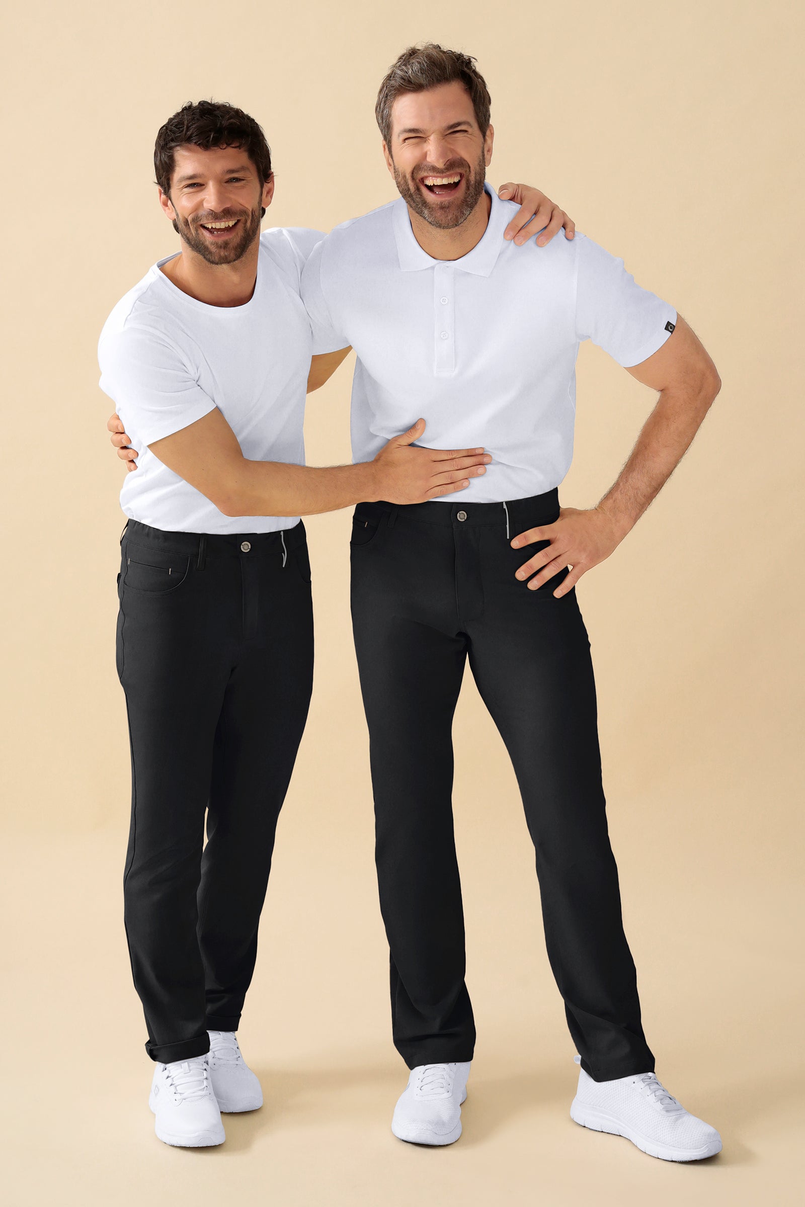 KAERE Pantalon Homme - 5 poches noir, Vue de face