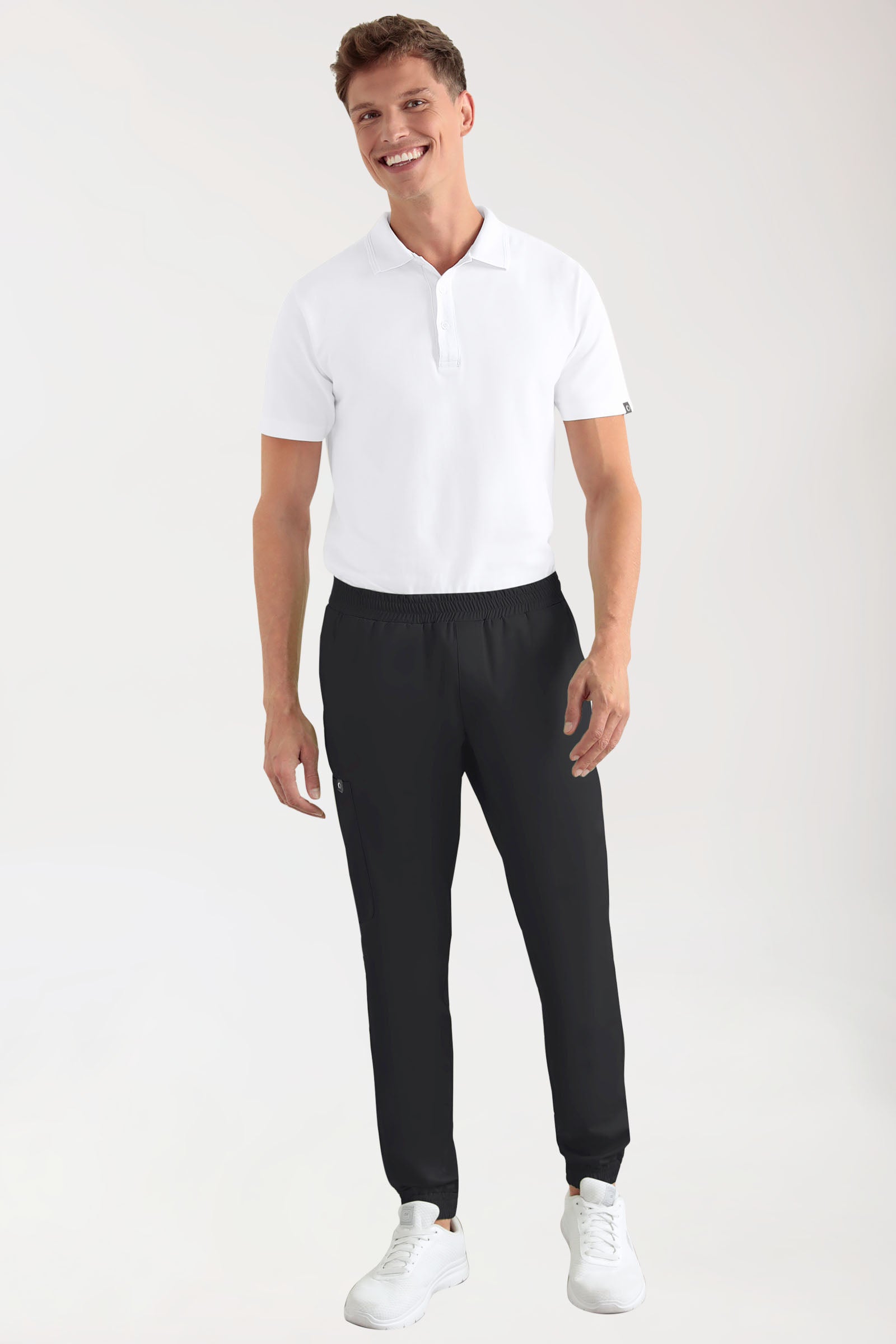 CORE Pantalon Cargo Homme – Style Jogpant noir