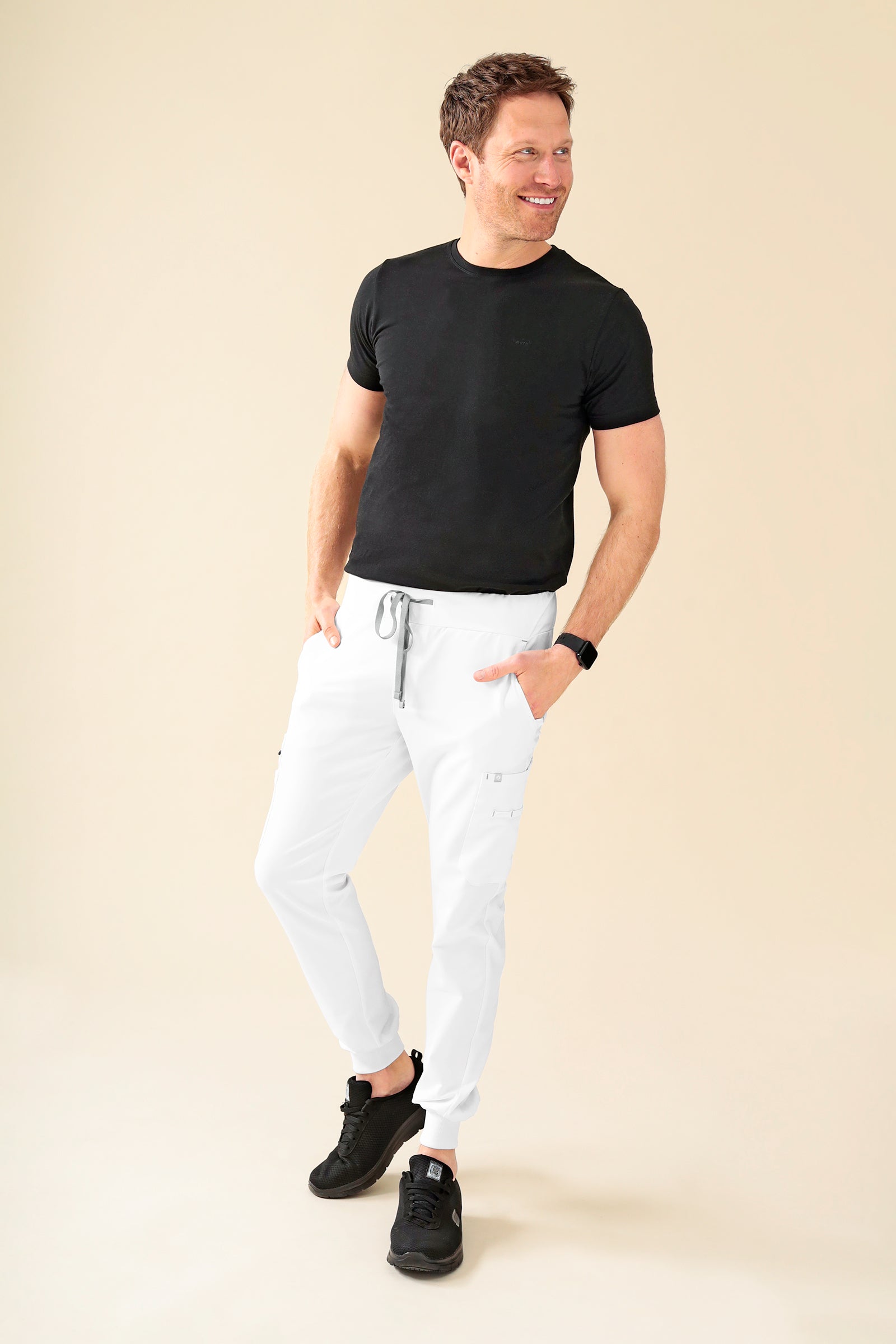 KAERE T-shirt Homme - Manche courte noir