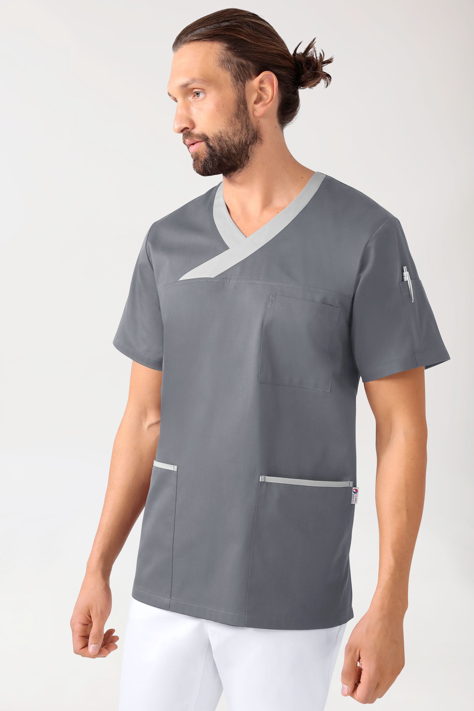 CORE Tunique Homme gris granit/gris