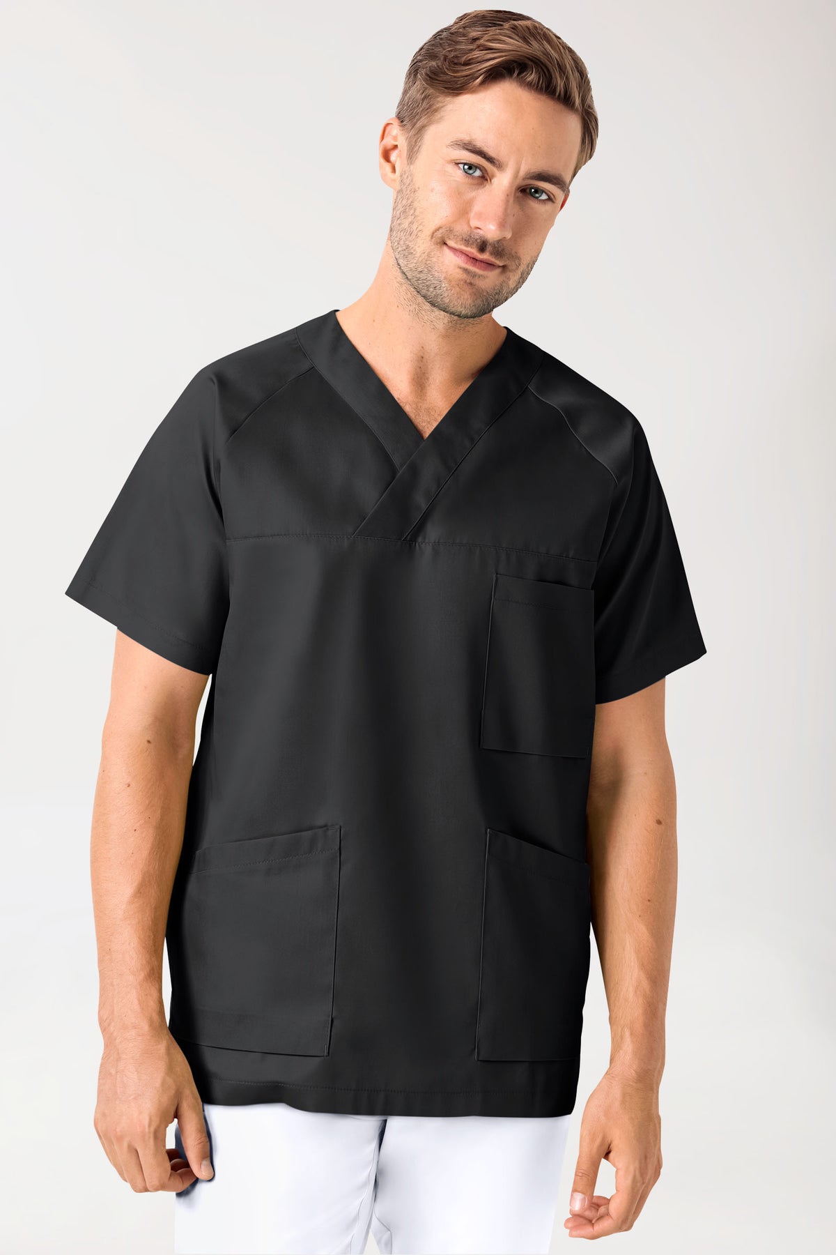 CORE Tunique Homme - Col V noir