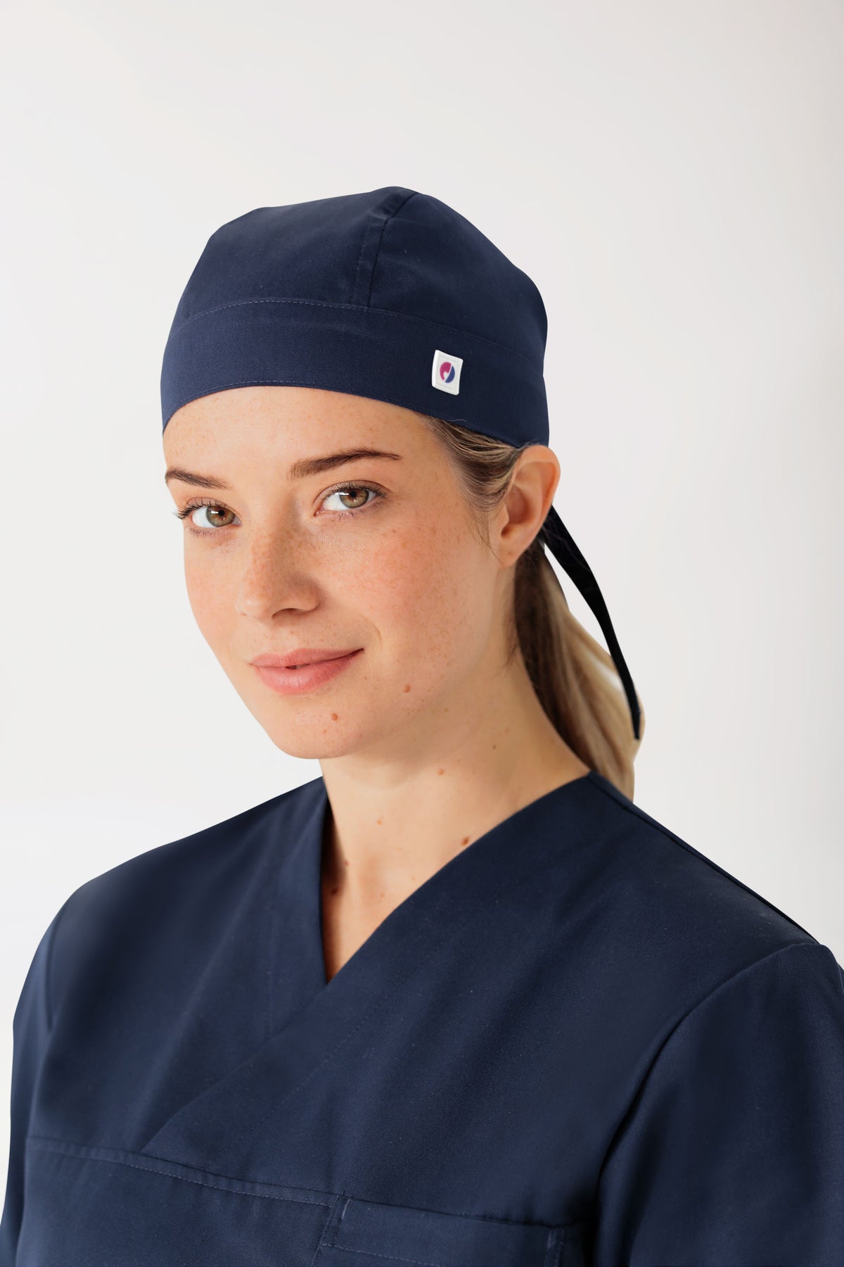 JUST STRONG Toque Bandana mixte bleu navy, Vue de face
