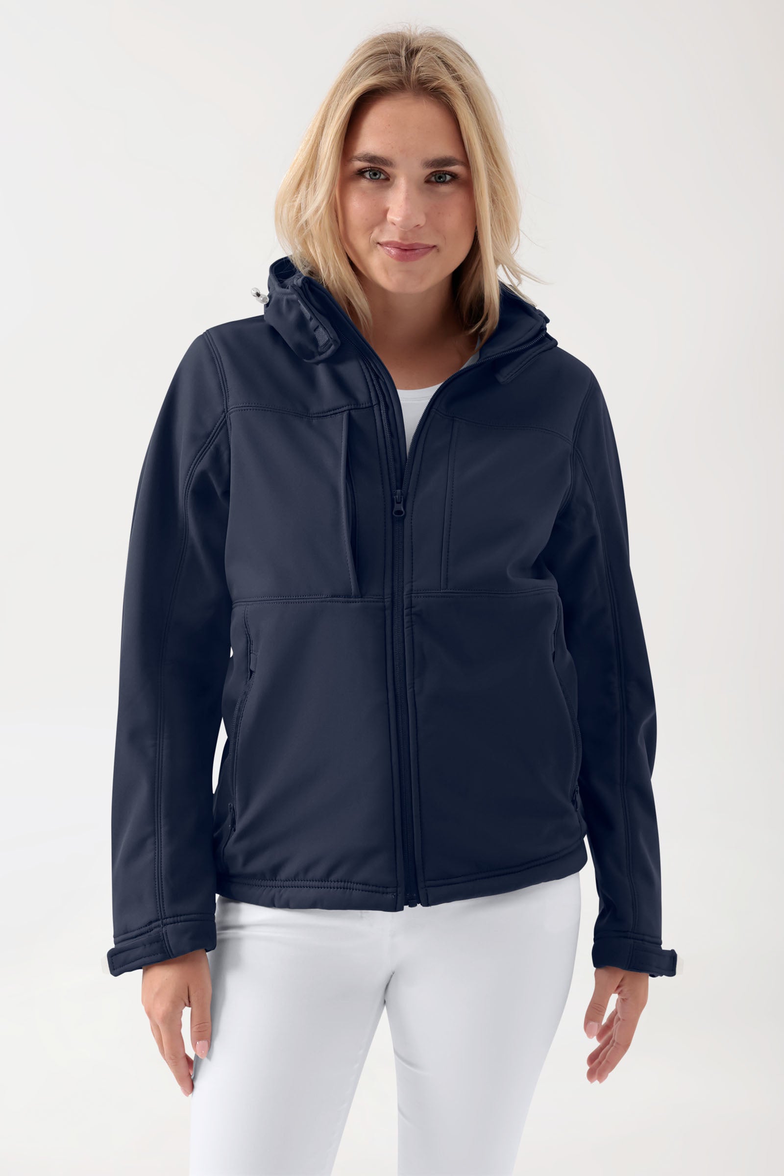 Softshell Veste mixte - à capuche navy