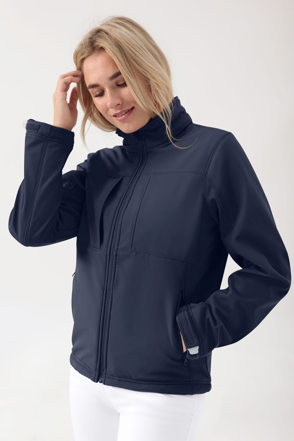 Softshell Veste mixte - à capuche navy