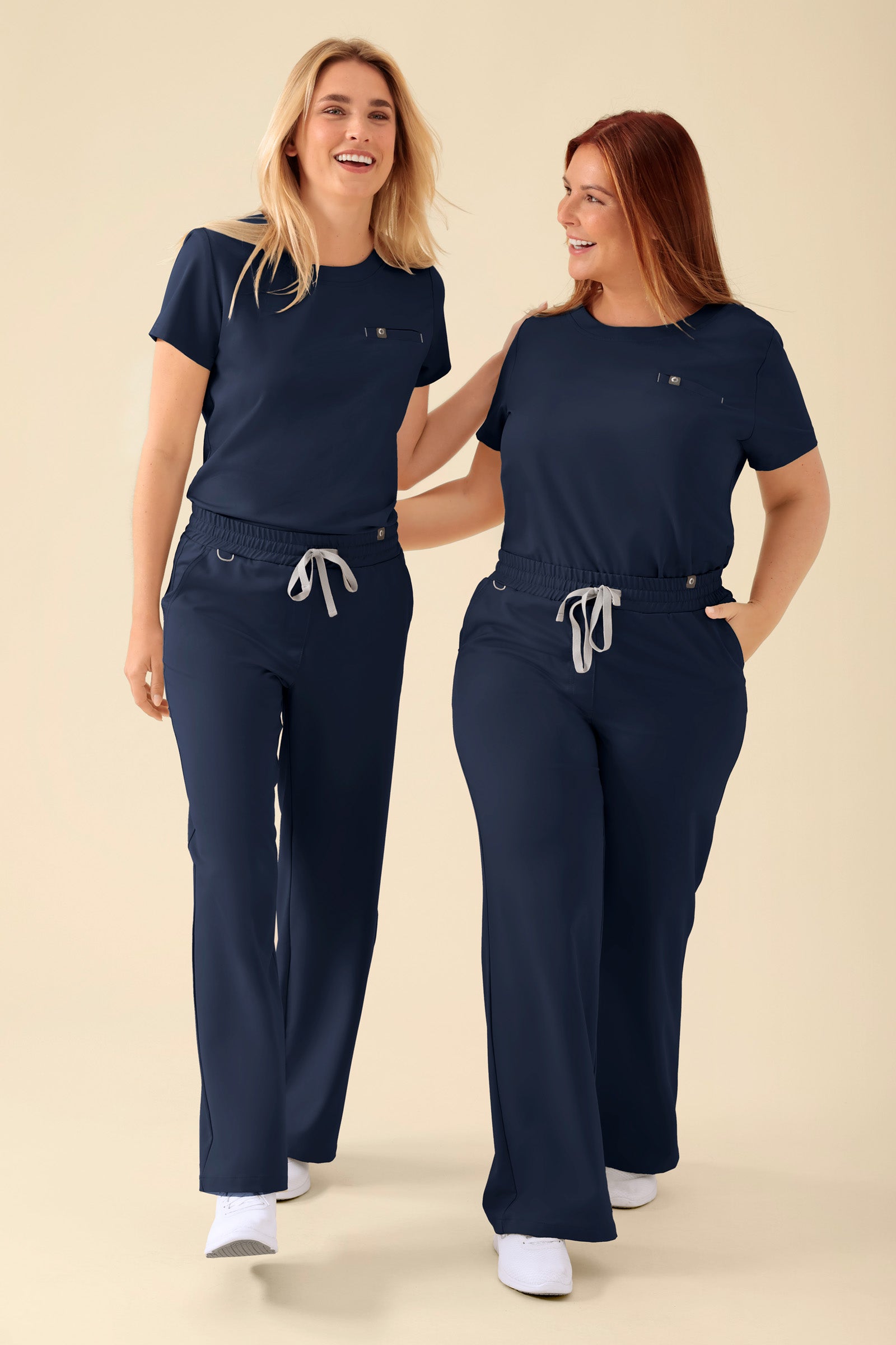 KAERE T-shirt Femme - Encoloure ronde navy, Vue de face