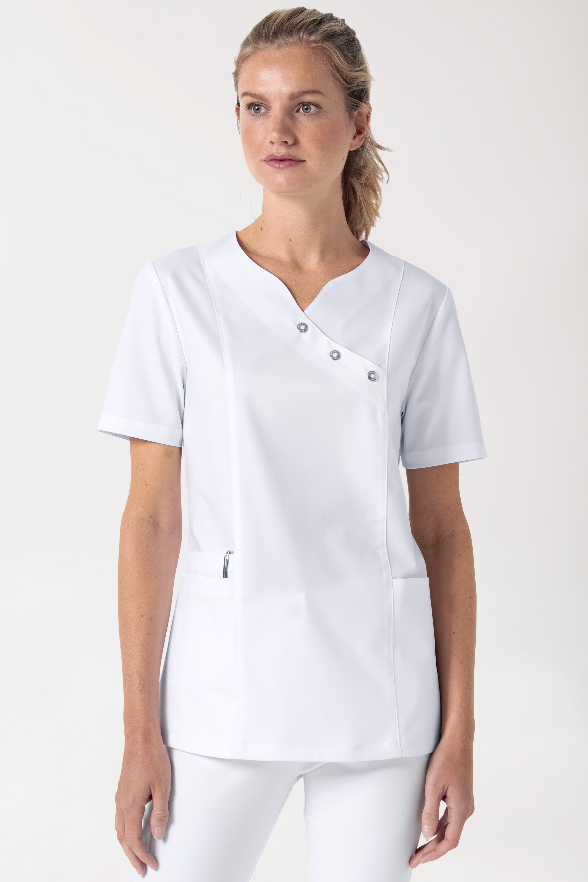 Tunique Femme - Stretch blanc, Vue de face
