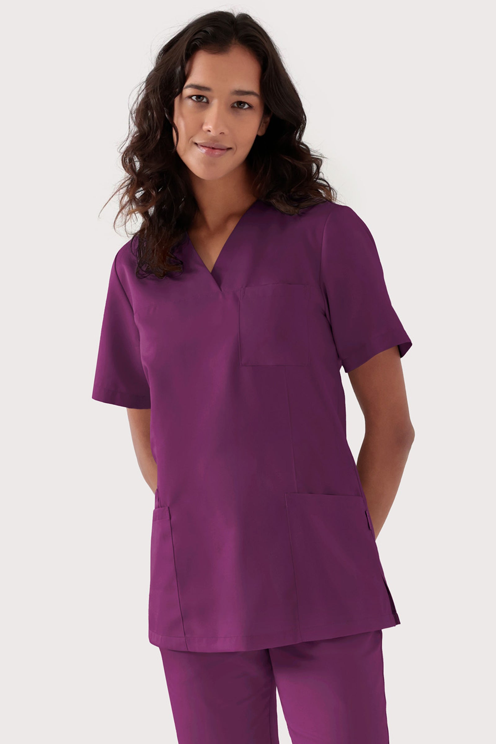 TENCEL™ Tunique Femme - Décolleté V mûre