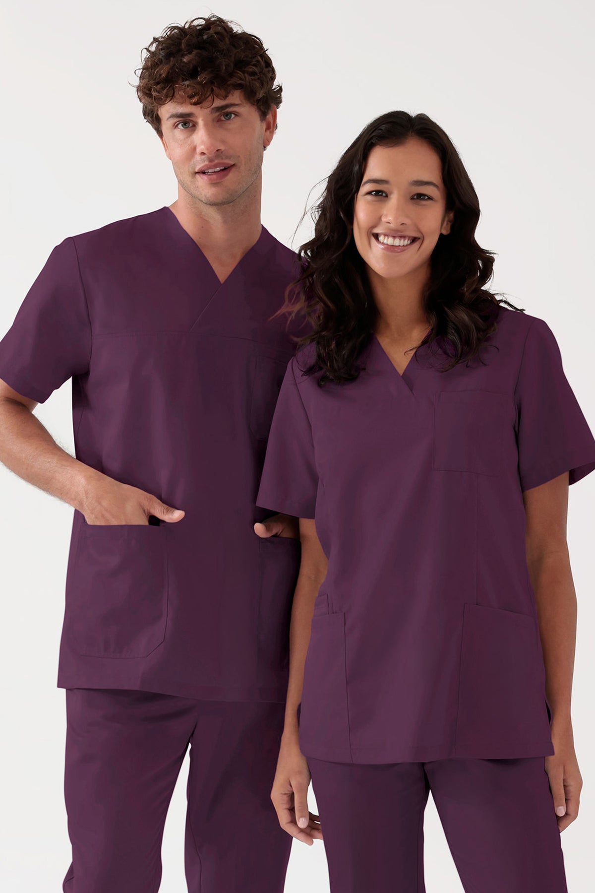 TENCEL™ Tunique Femme - Décolleté V mûre, Vue de face
