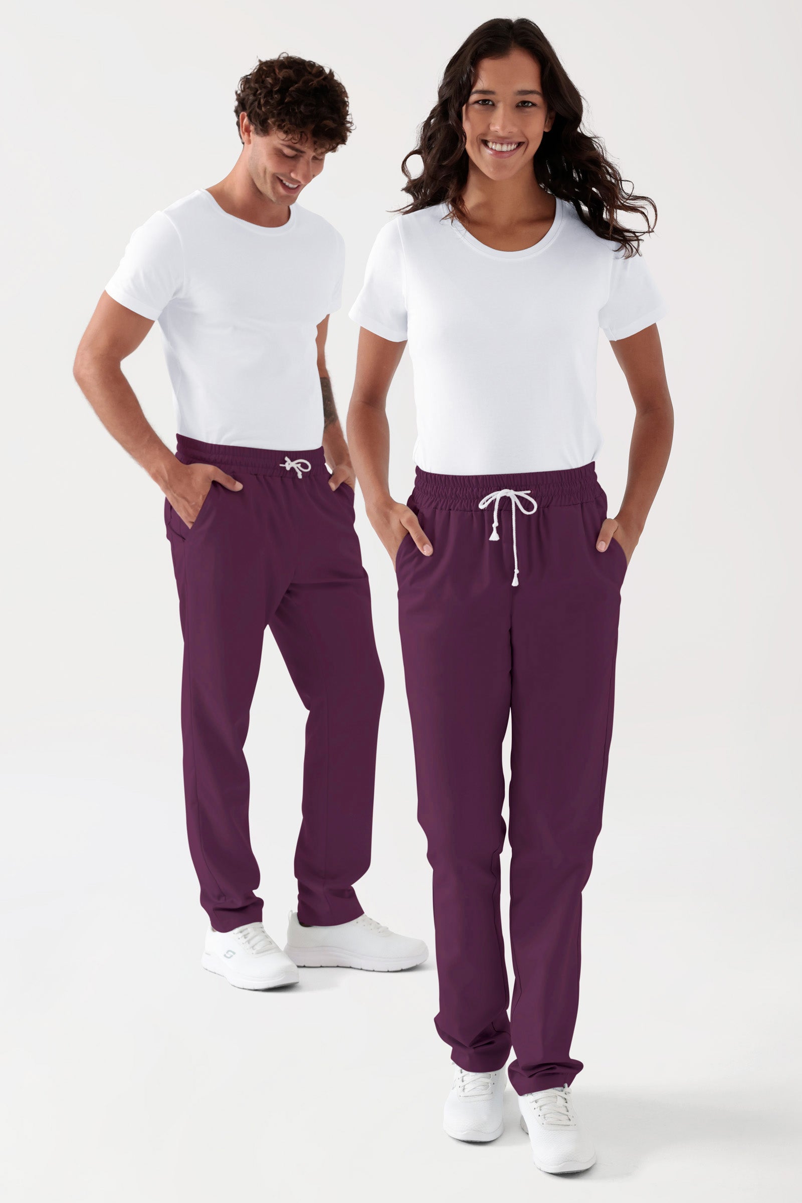 TENCEL™ Pantalon mixte - Ceinture élastique mûre, Vue de face