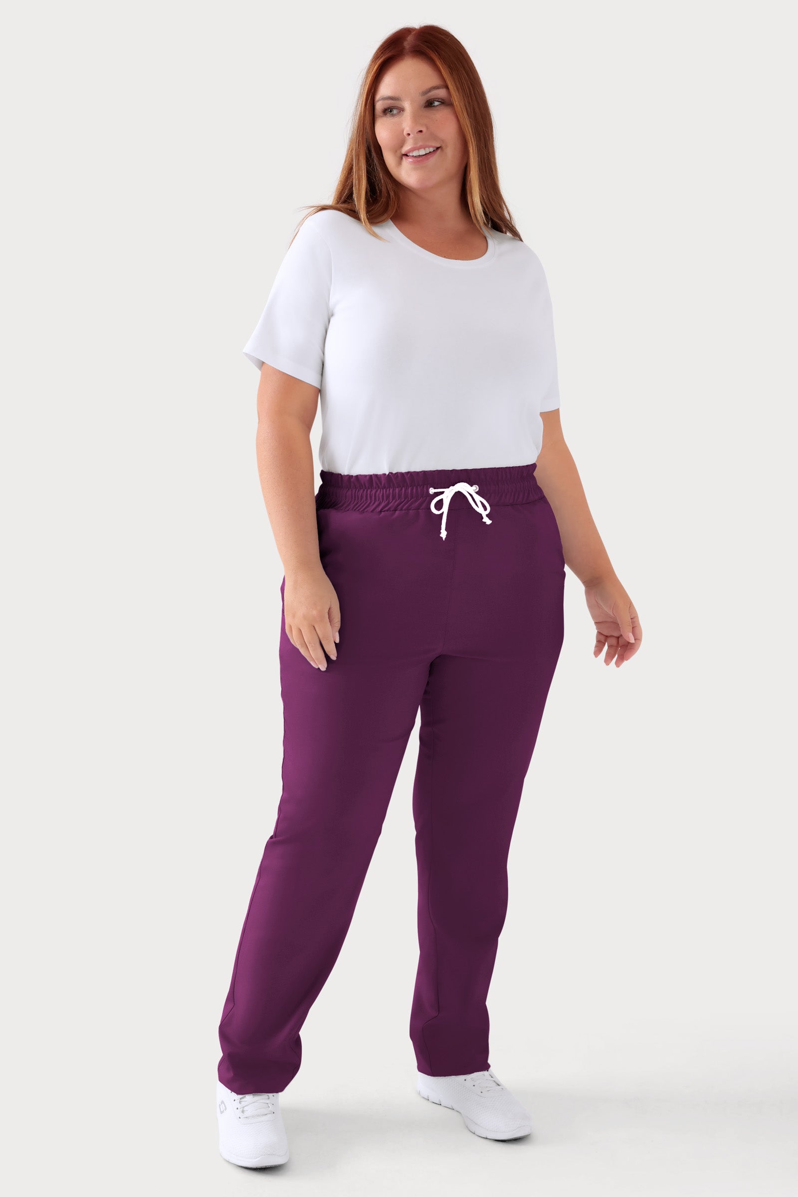 TENCEL™ Pantalon mixte - Ceinture élastique mûre, Vue de face