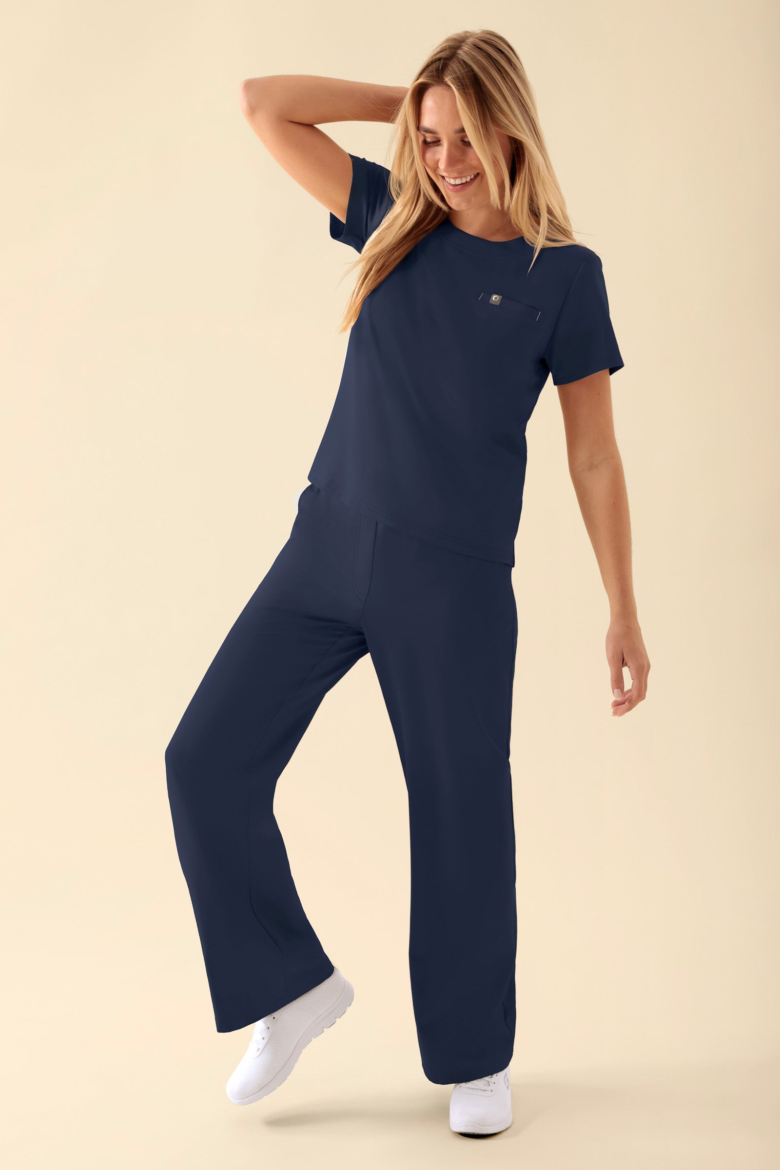 KAERE T-shirt Femme - Encoloure ronde navy
