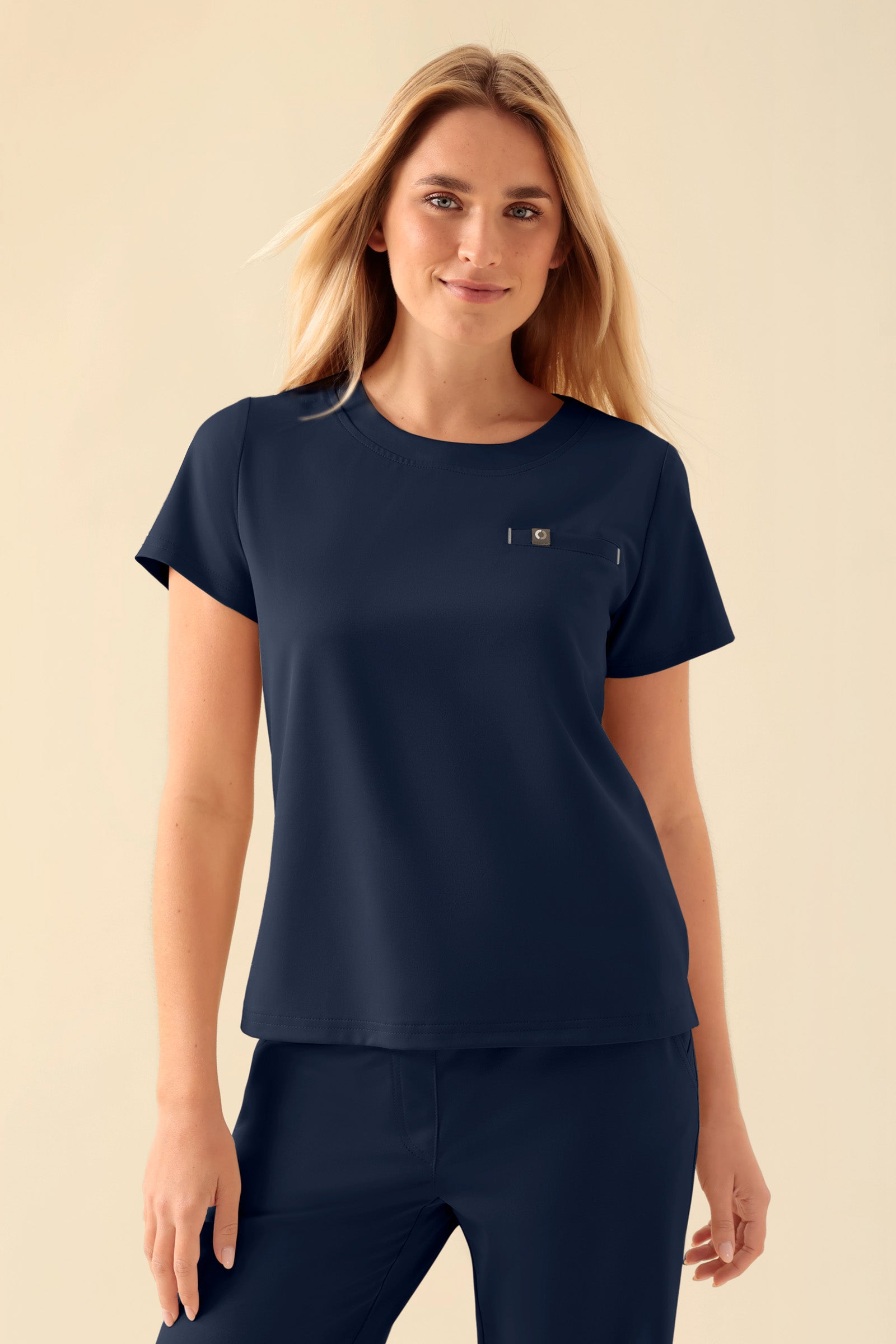 KAERE T-shirt Femme - Encoloure ronde navy