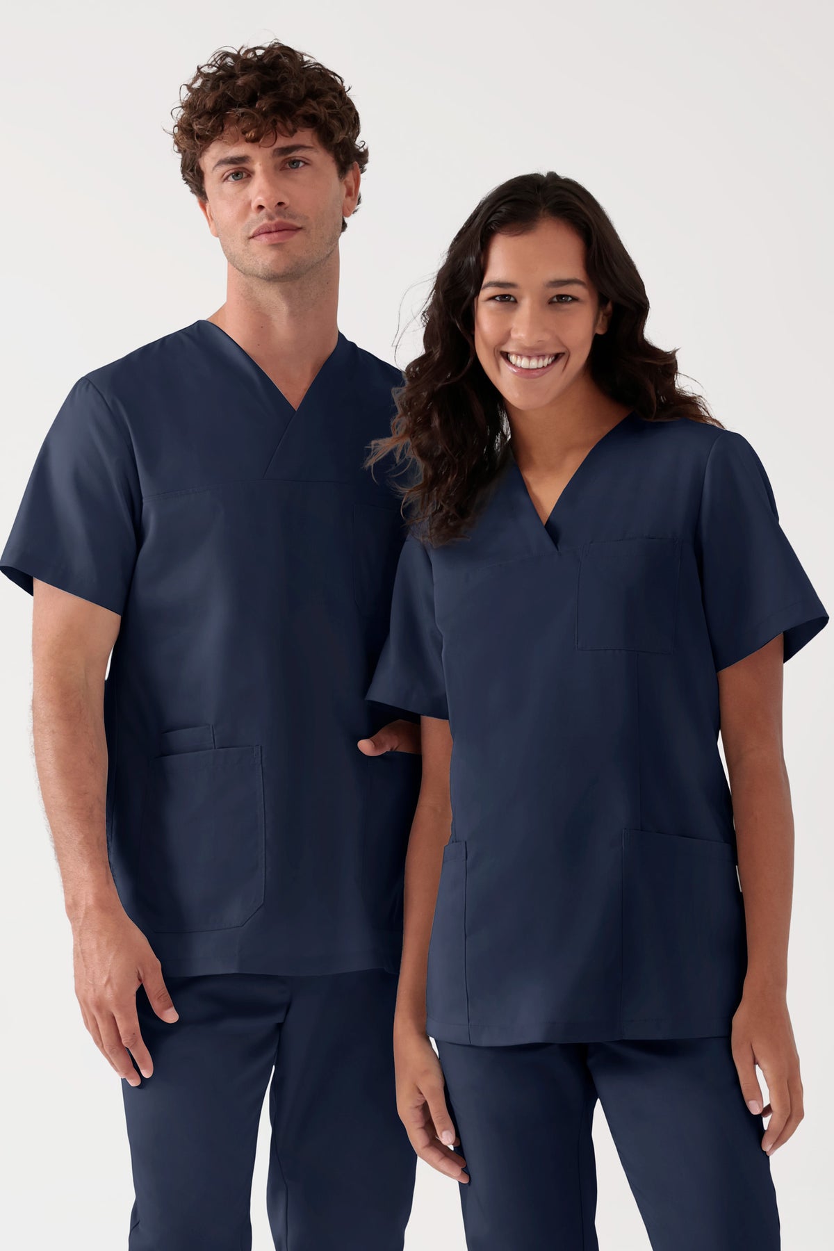 TENCEL™ Tunique Femme - Décolleté V navy, Vue de face