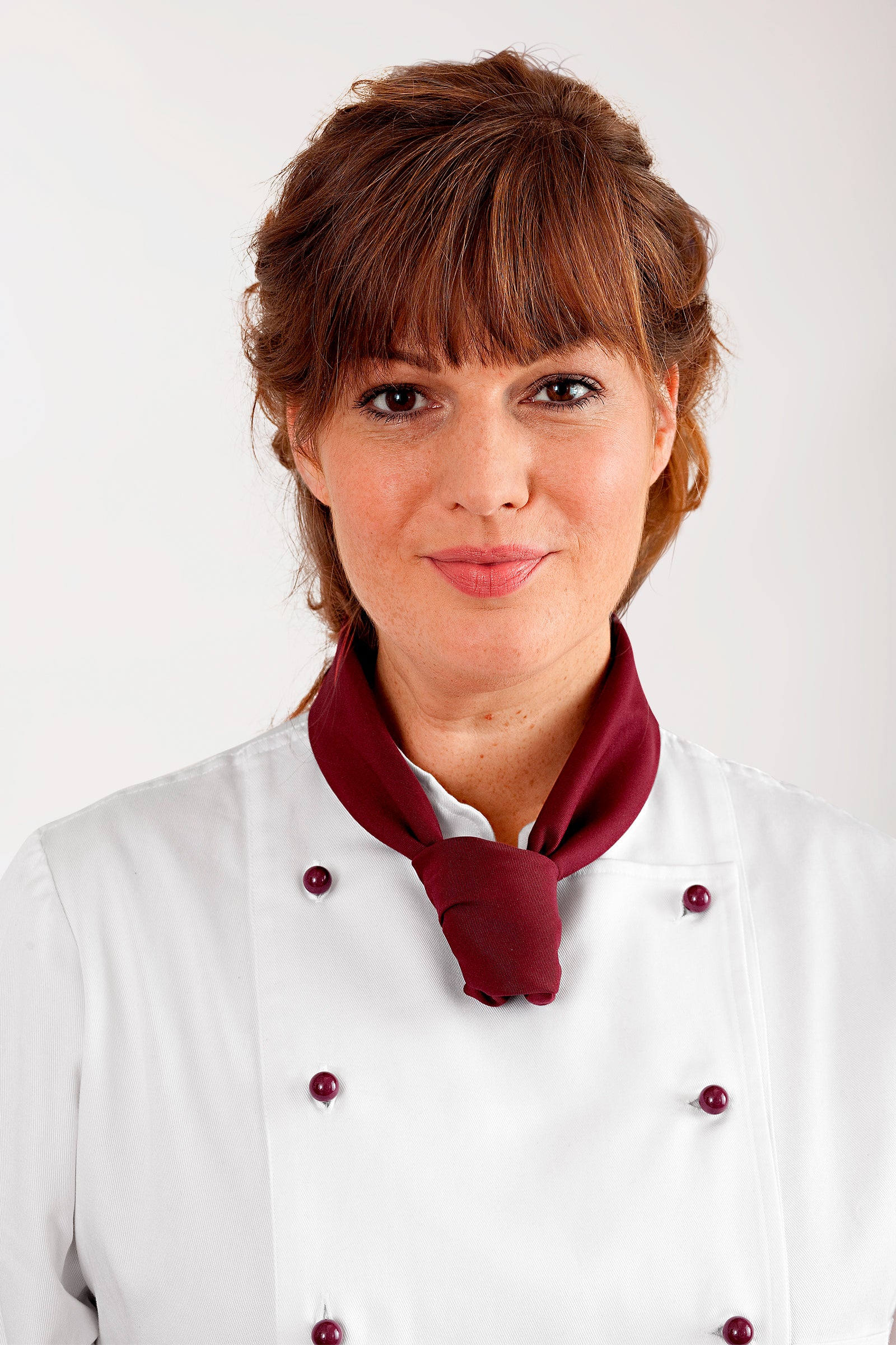 Gastro Foulard mixte bordeaux, Vue de face