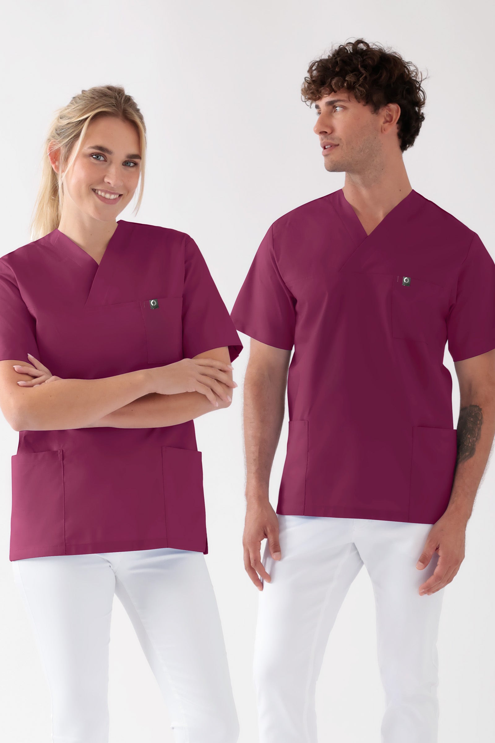 Tunique Coton mixte - Lot de 2 berry, Vue de face