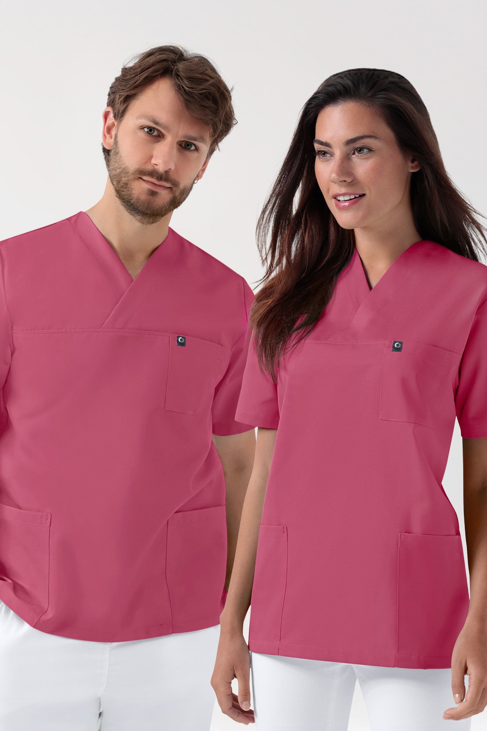 GREEN Tunique Stretch mixte - Décolleté V bois de rose, Vue de face