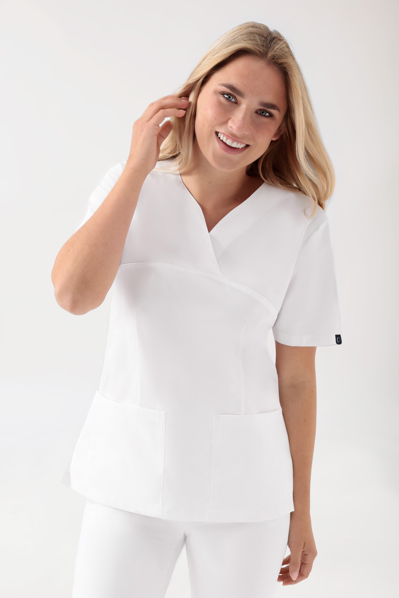 CORE Tunique Femme - Décolleté Cœur blanc, Vue de face