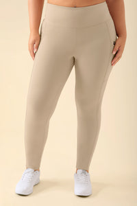 KAERE Leggings Femme - super élastique sable