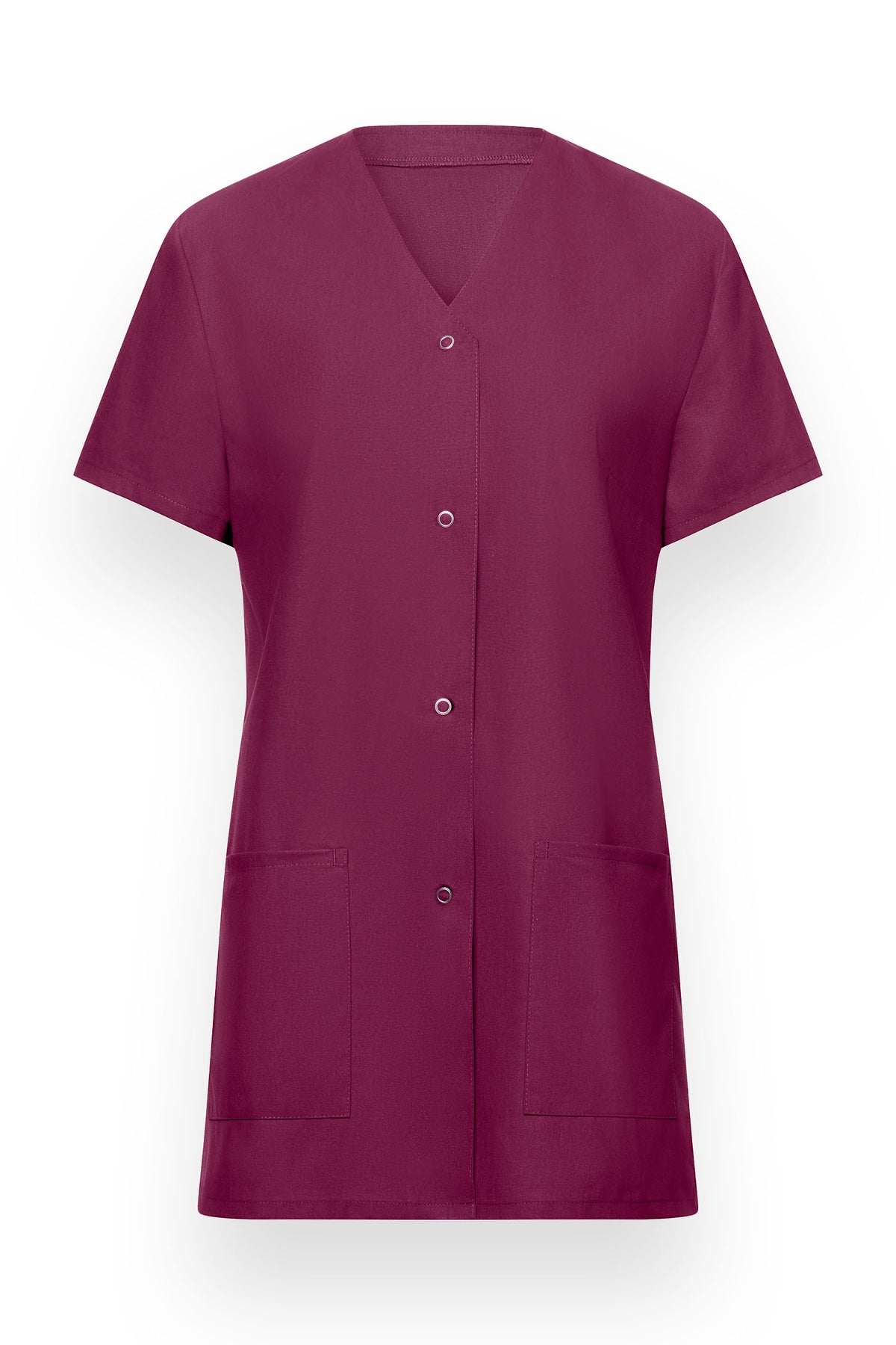 Blouse Stretch Femme - pressionnée berry