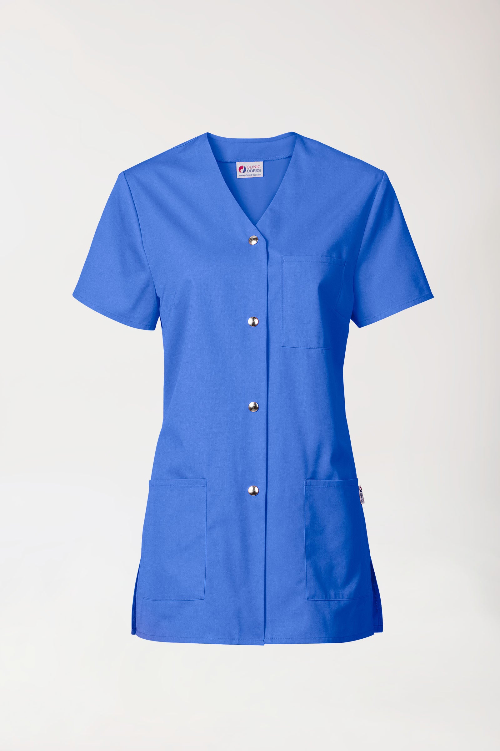 Blouse Beauté Femme - Boutonnée bleu roi