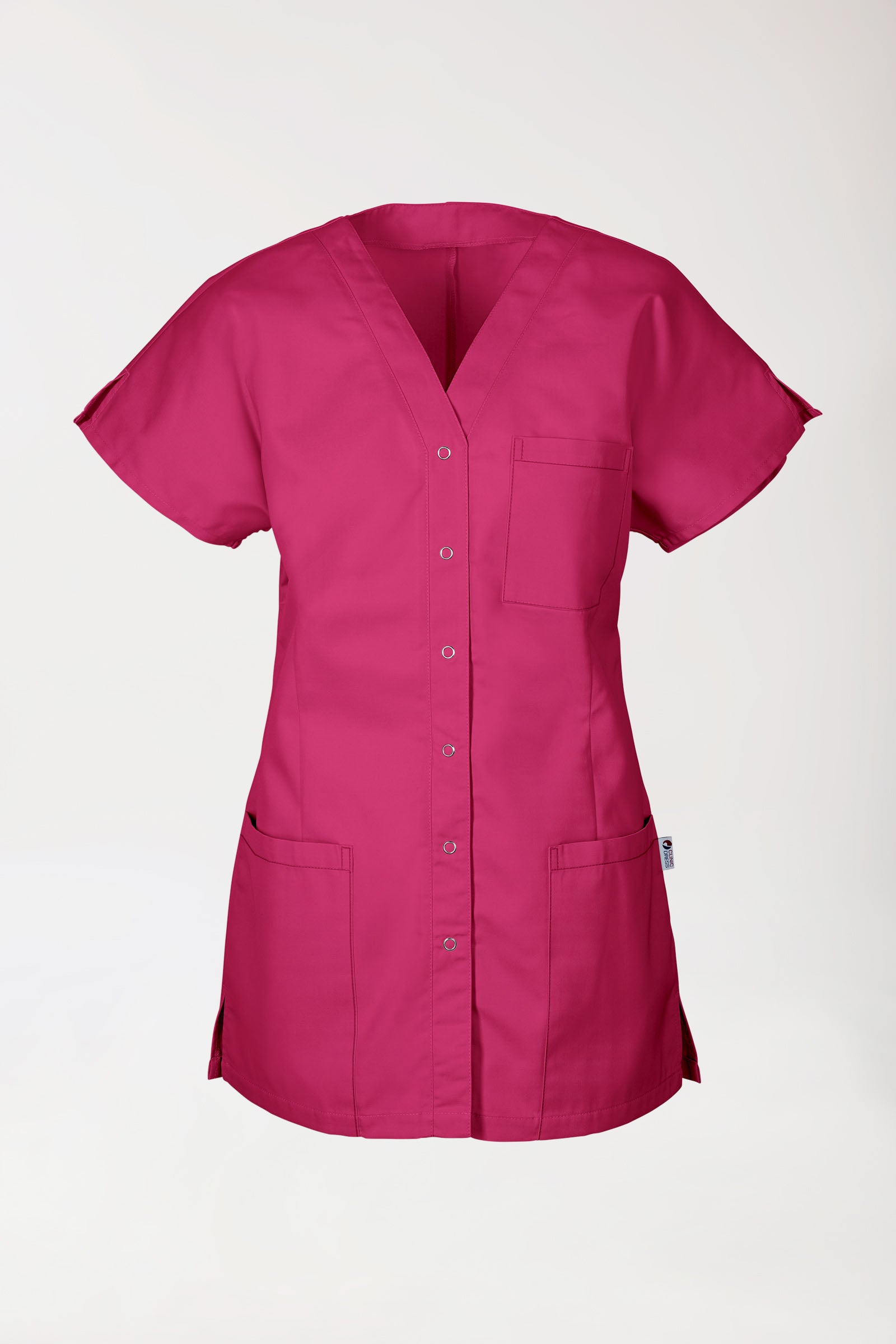 JUST STRONG Blouse Femme - patte pressions pink