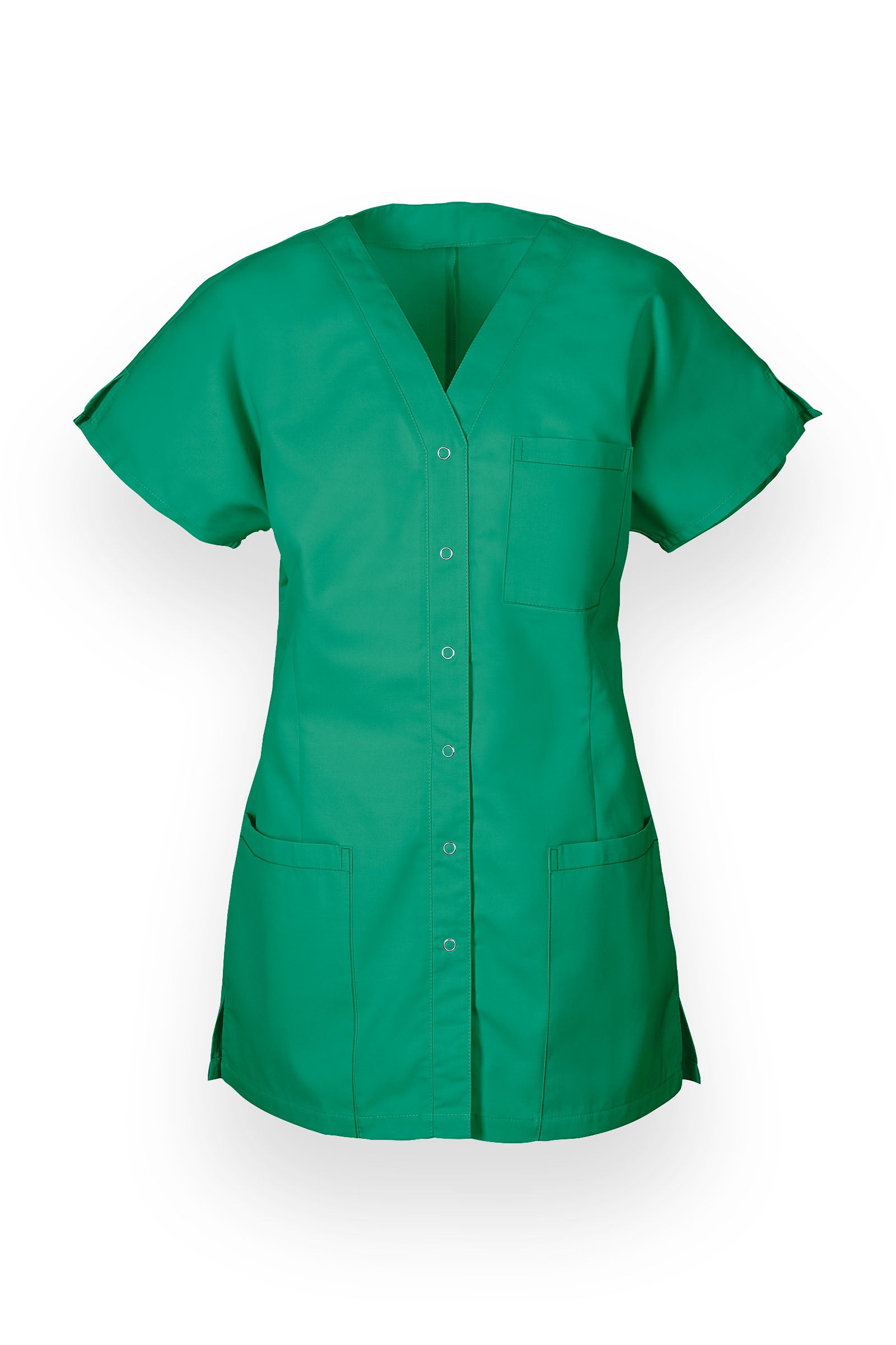 Blouse Femme - Entièrement boutonnée vert irlandais