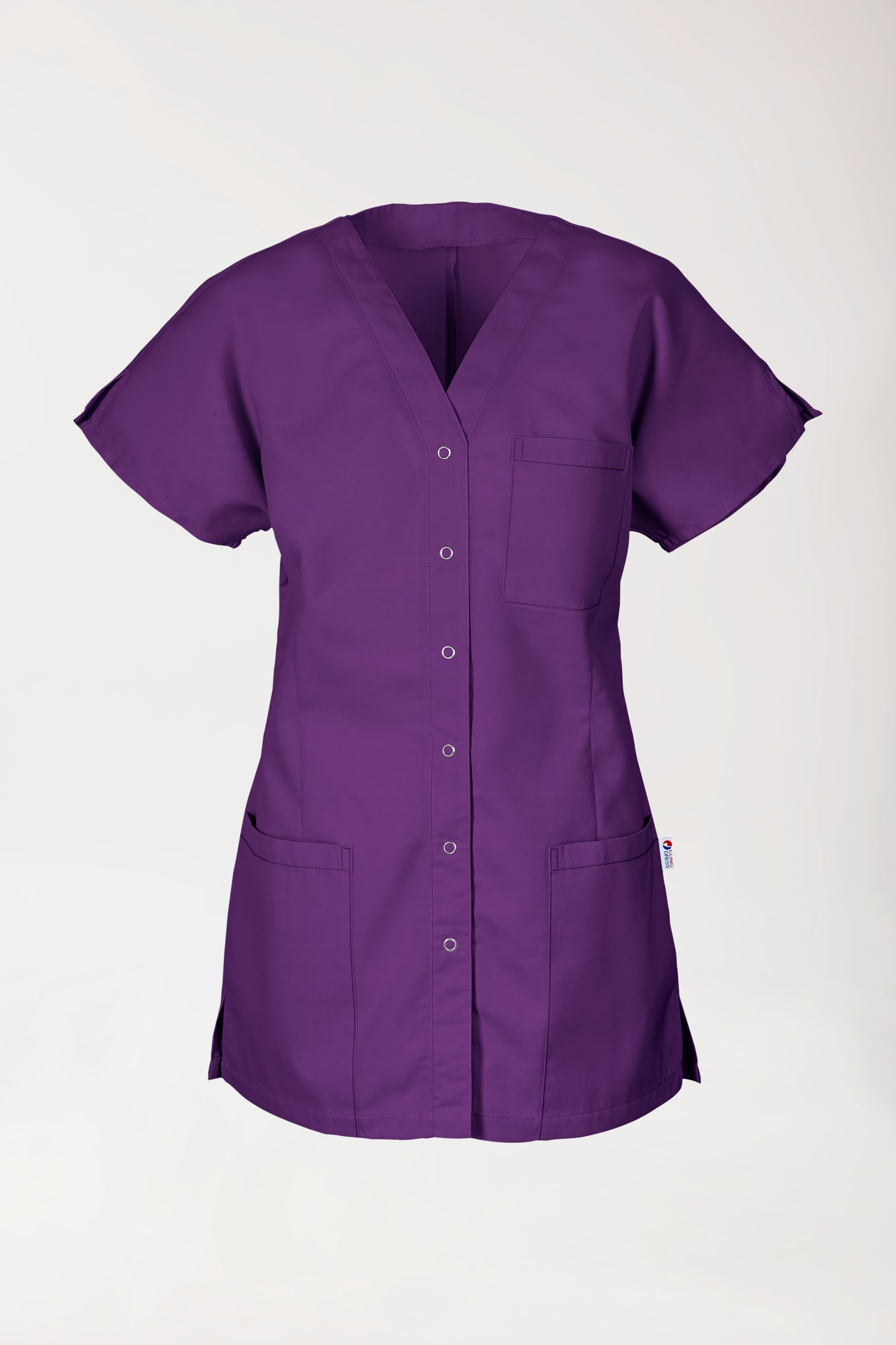 JUST STRONG Blouse Femme - patte pressions violet