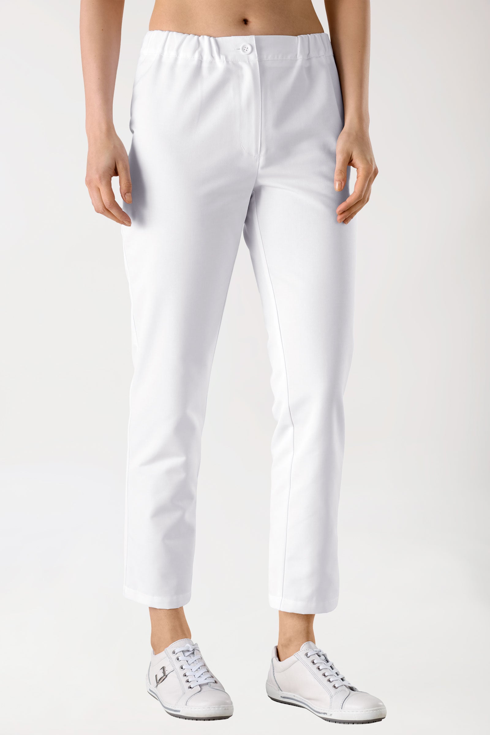 JUST STRONG Pantalon Femme - à enfiler blanc