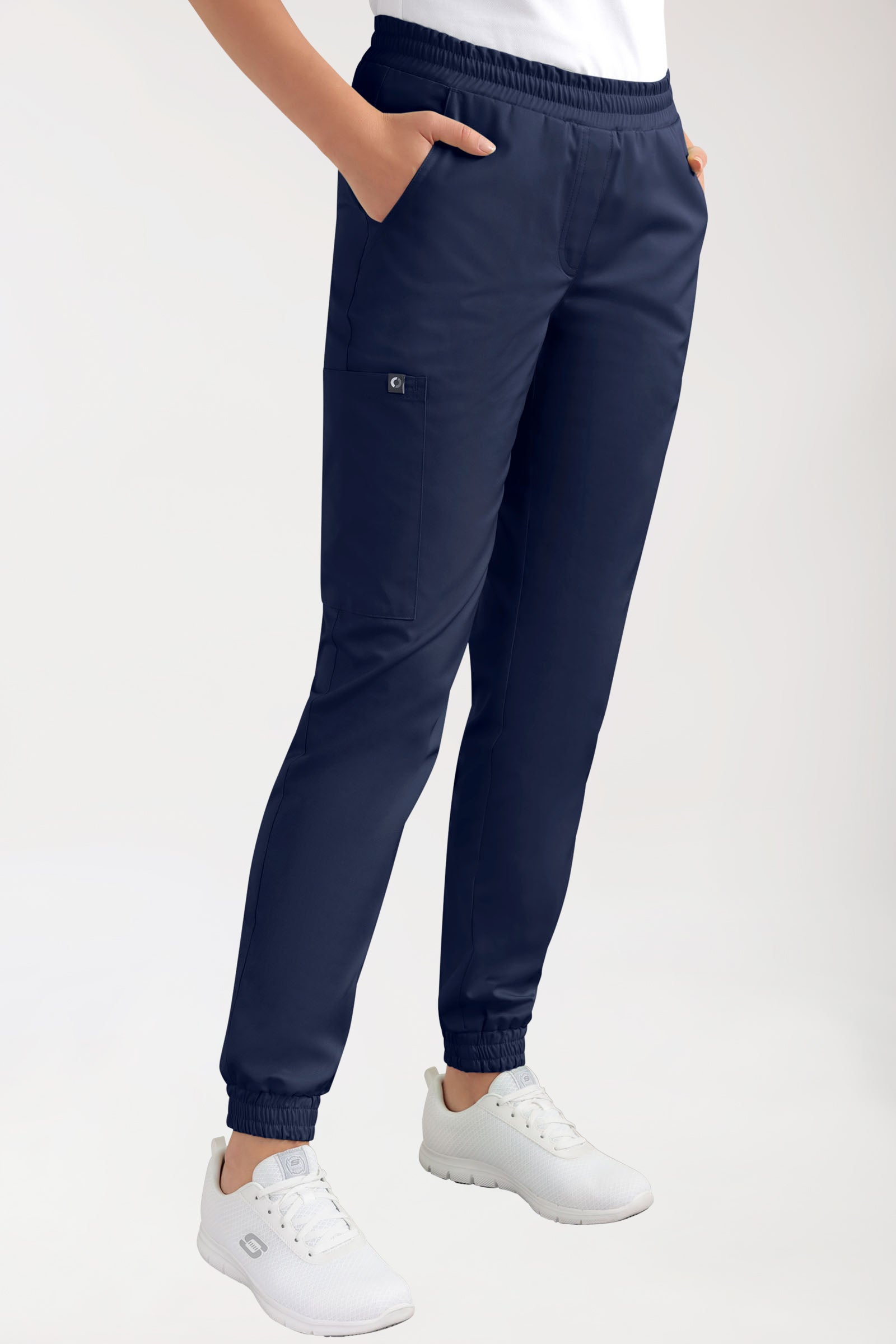 CORE Pantalon Cargo Femme – Style Jogpant navy
