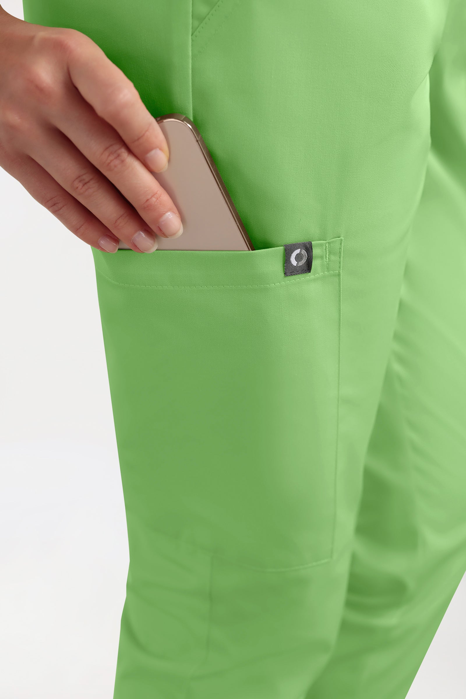 CORE Pantalon Cargo Femme – Style Jogpant vert pomme