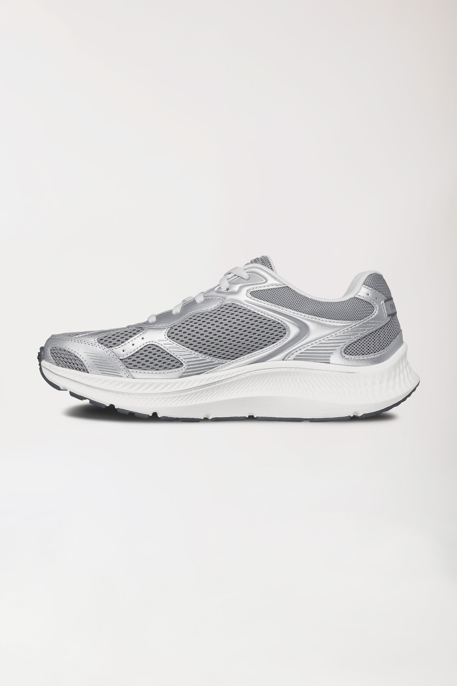 Sneaker Femme-SKECHERS-argent/blanc