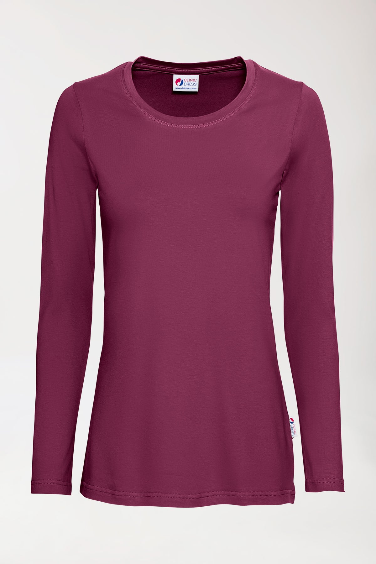 CORE T-shirt Femme - manche longue berry, Vue de face