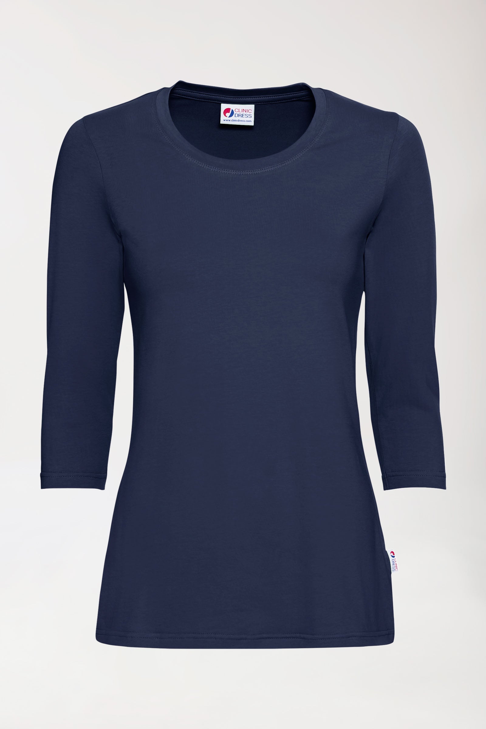 CORE T-shirt Femme - manche 3/4 bleu navy