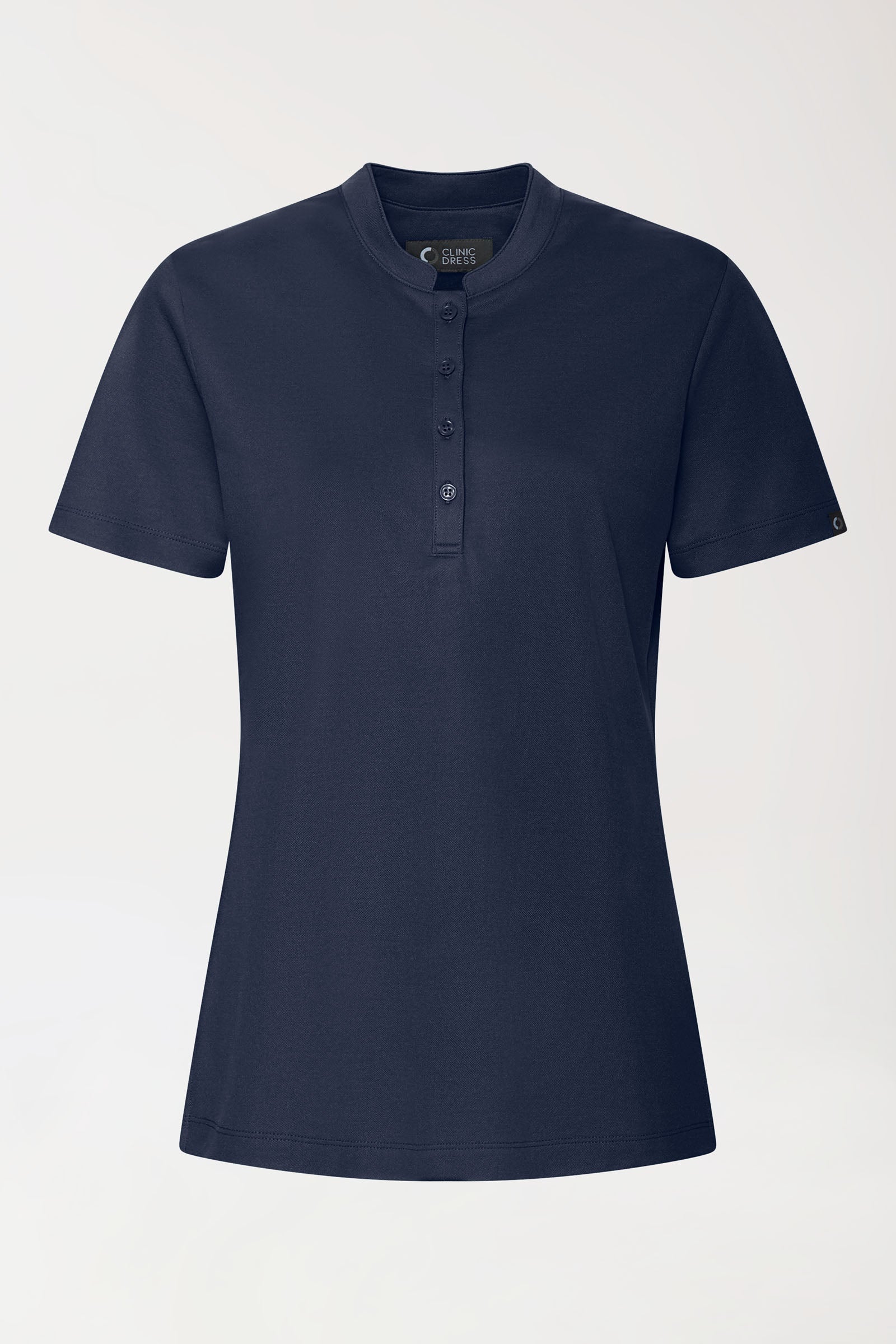COMFY FLEX Shirt Stretch Femme - Col officier navy