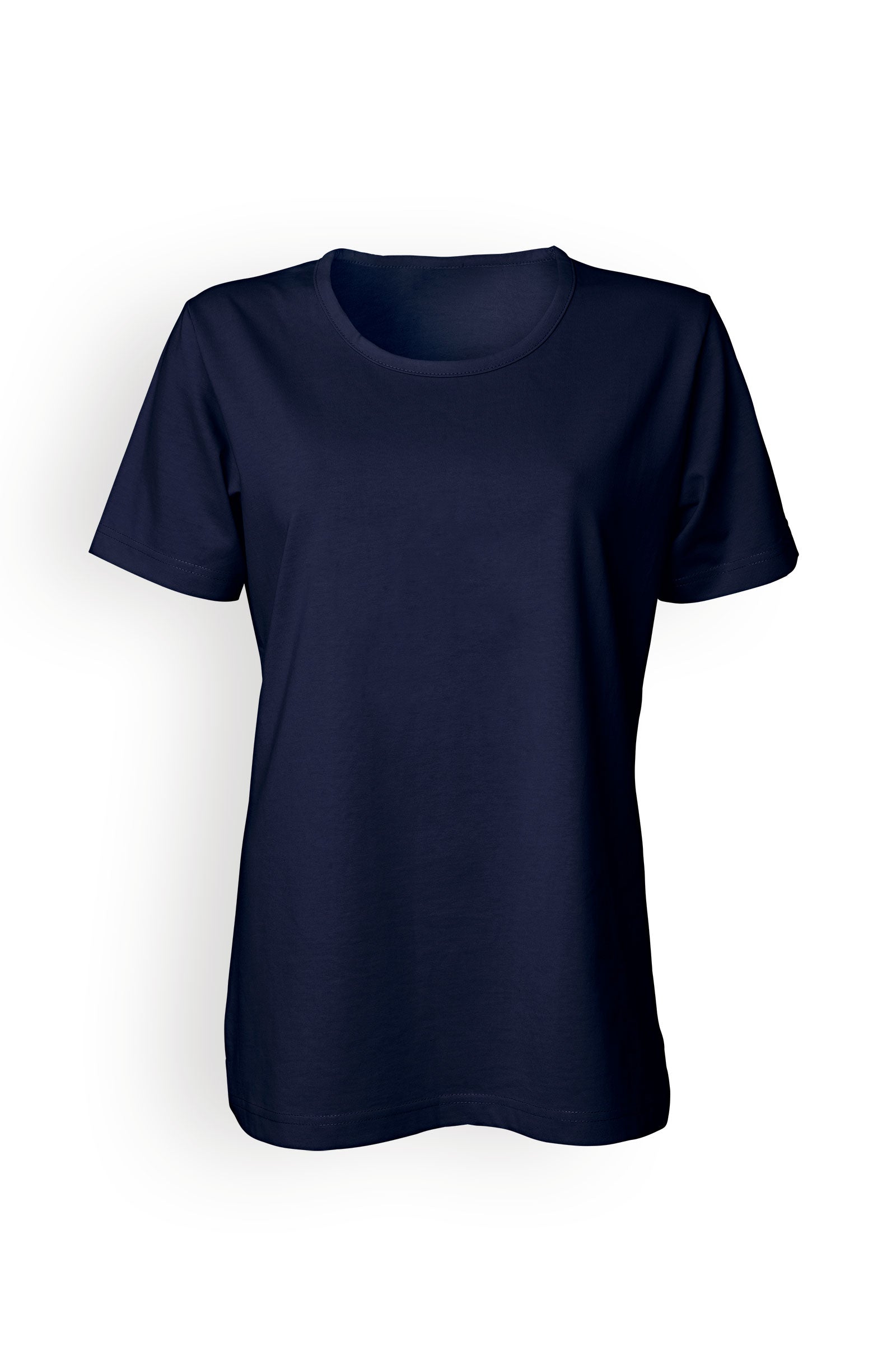 T-shirt Femme adapté au lavage industriel selon EN ISO 15797 - Manche courte bleu nuit
