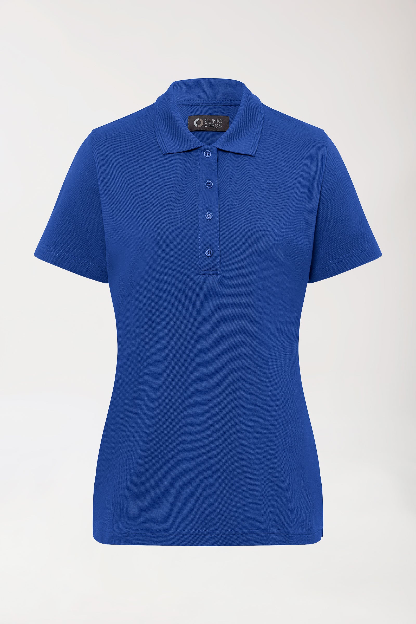 COMFY FLEX Shirt Stretch Femme - Col polo bleu roi