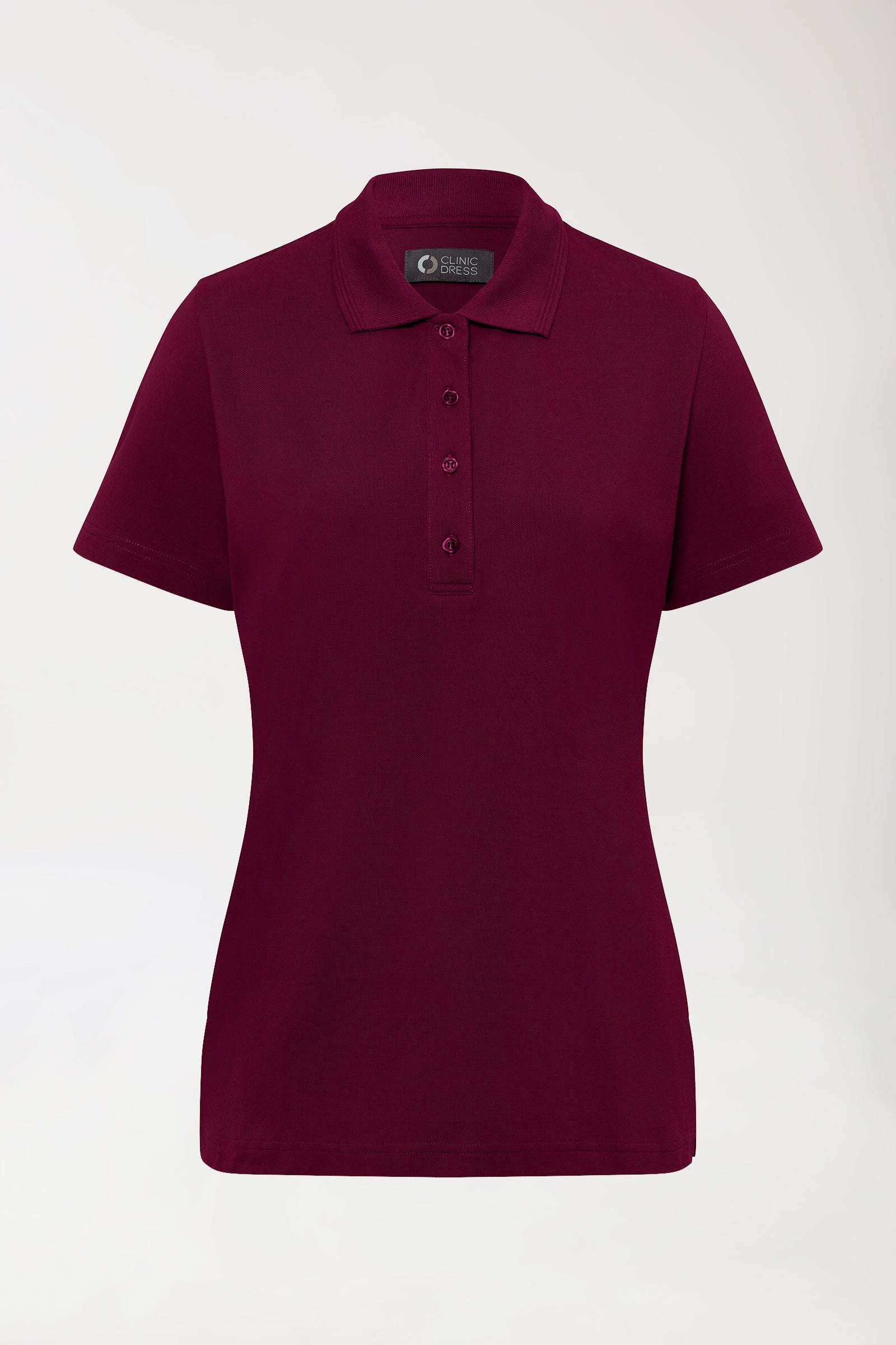 COMFY FLEX Shirt Stretch Femme - Col polo bordeaux
